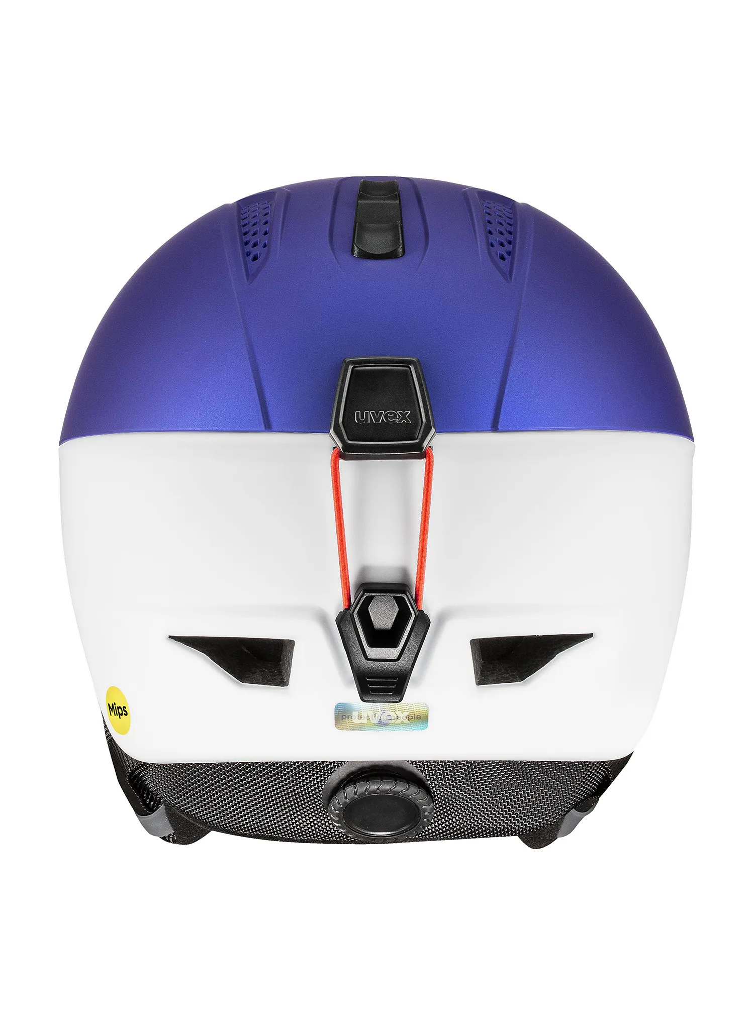 Smučarska čelada Uvex Ultra Mips - purple bash/white matt
