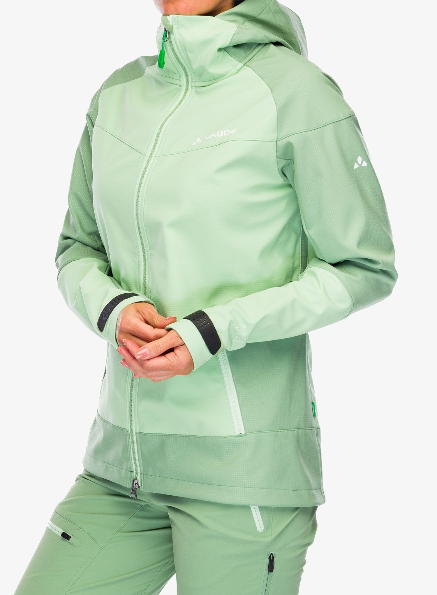 Ženska jakna Vaude All Year Elope Softshell Jacket - aloe vera