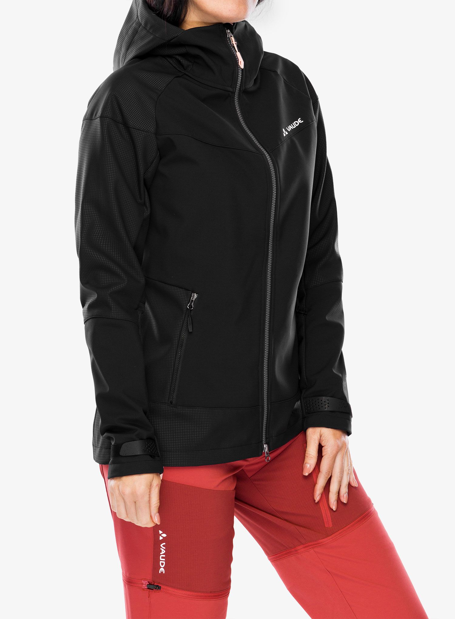 Ženska jakna Vaude All Year Elope Softshell Jacket - black