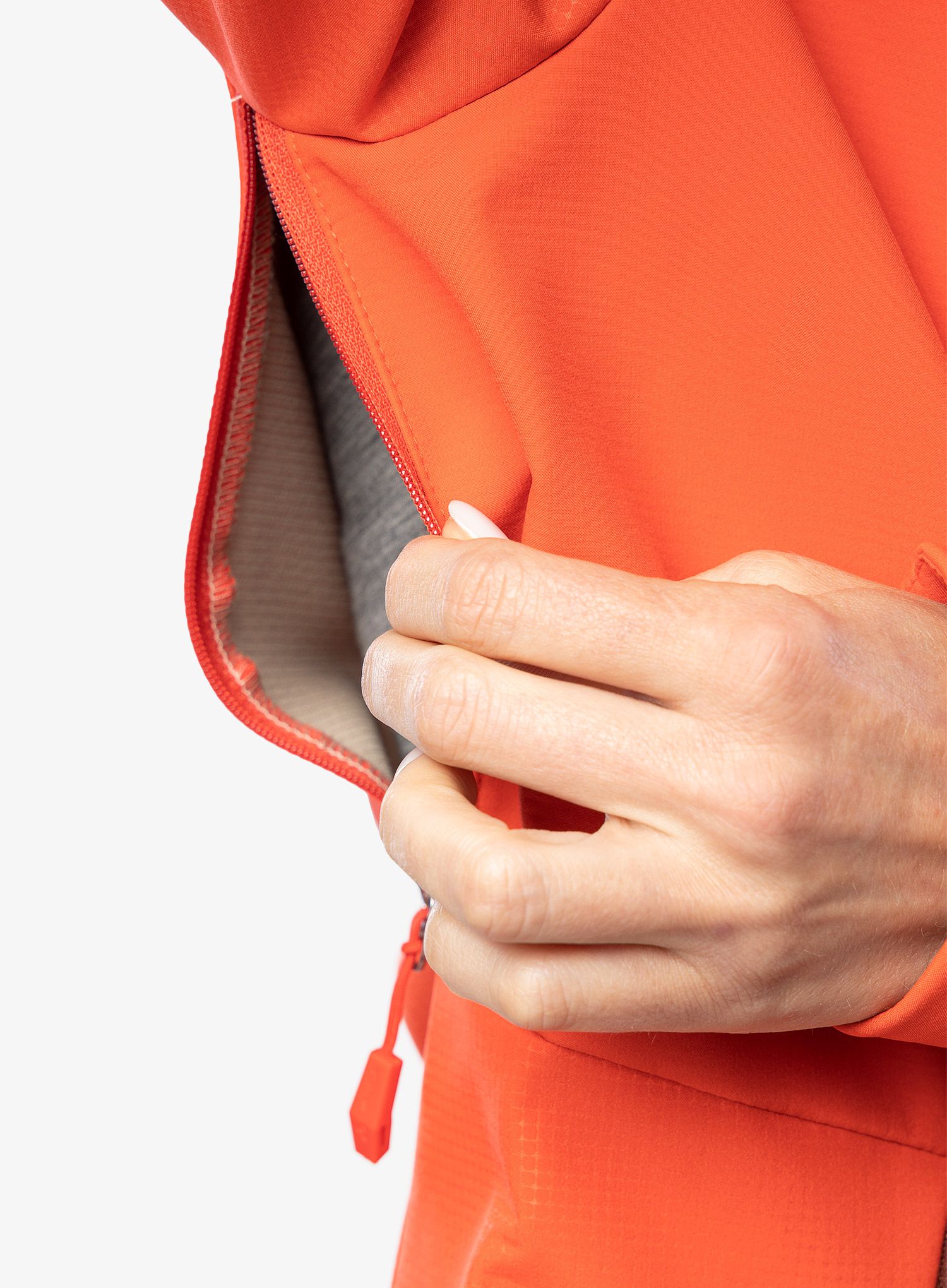 Ženska jakna Vaude All Year Elope Softshell Jacket - flame