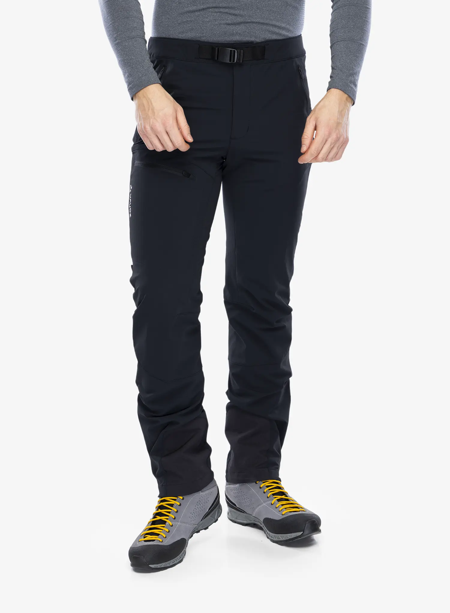 Softshell hlače Vaude Badile Pants II - black uni