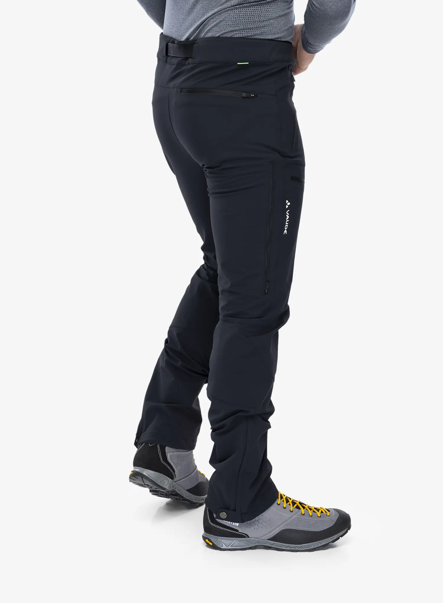 Softshell hlače Vaude Badile Pants II - black uni