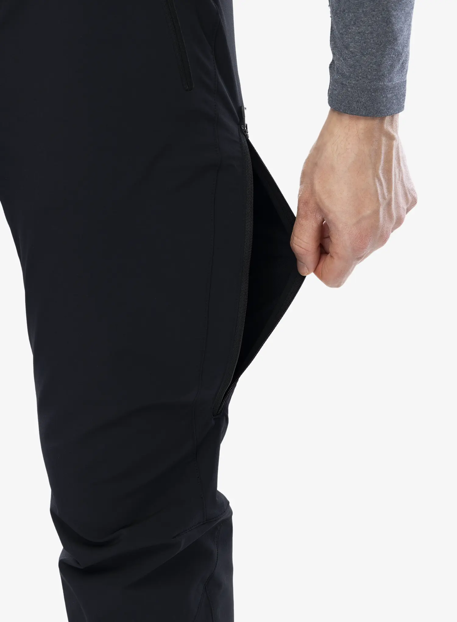 Softshell hlače Vaude Badile Pants II - black uni