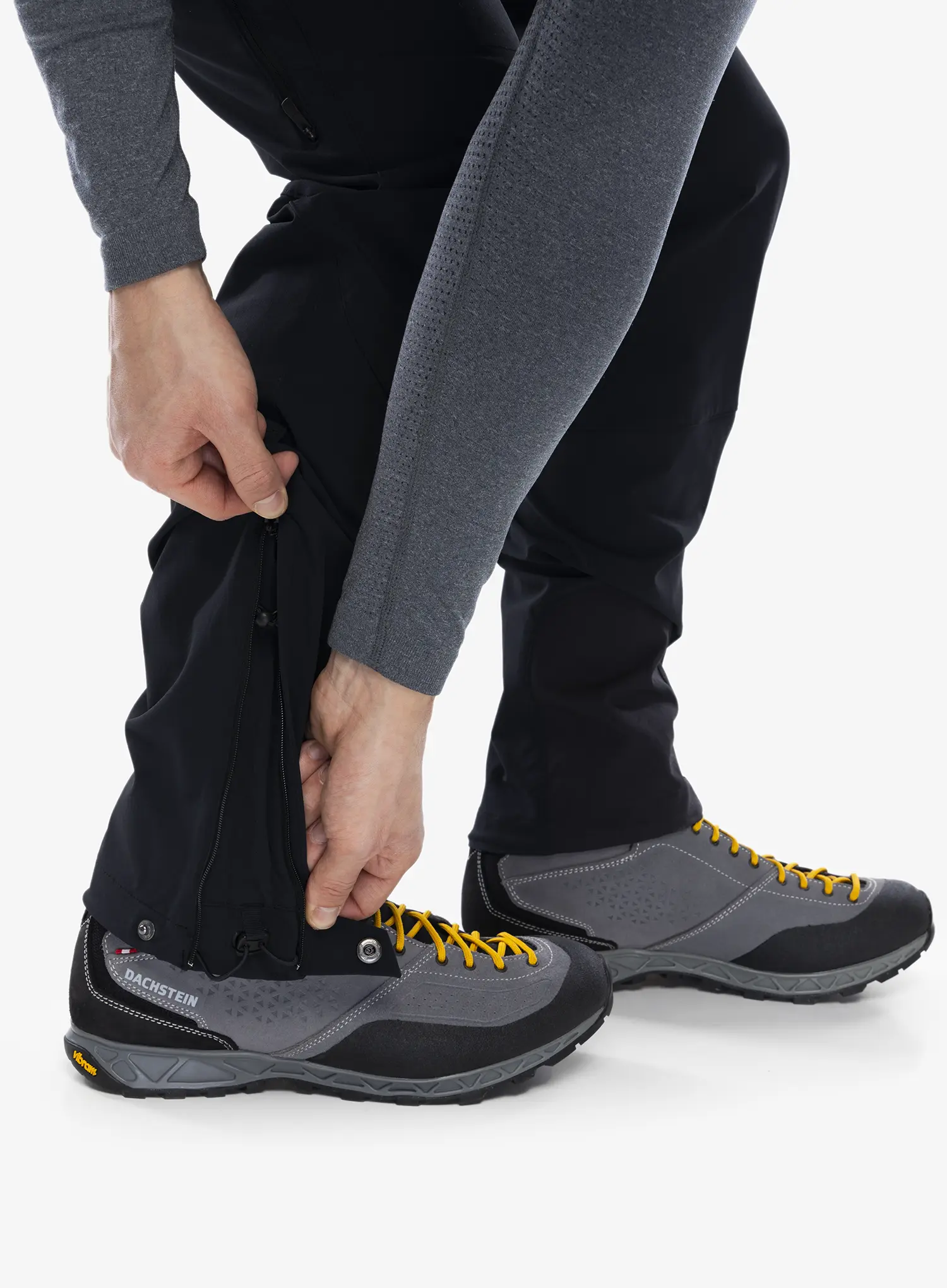 Softshell hlače Vaude Badile Pants II - black uni