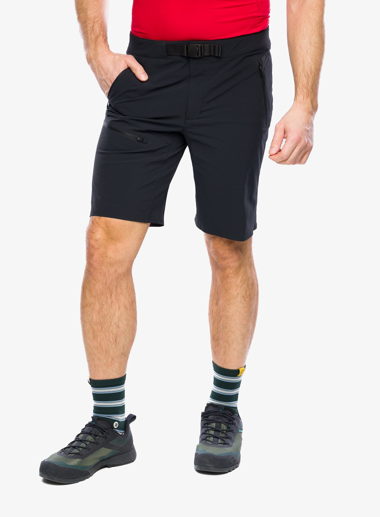 Pohodniške kratke hlače Vaude Badile Shorts - black uni