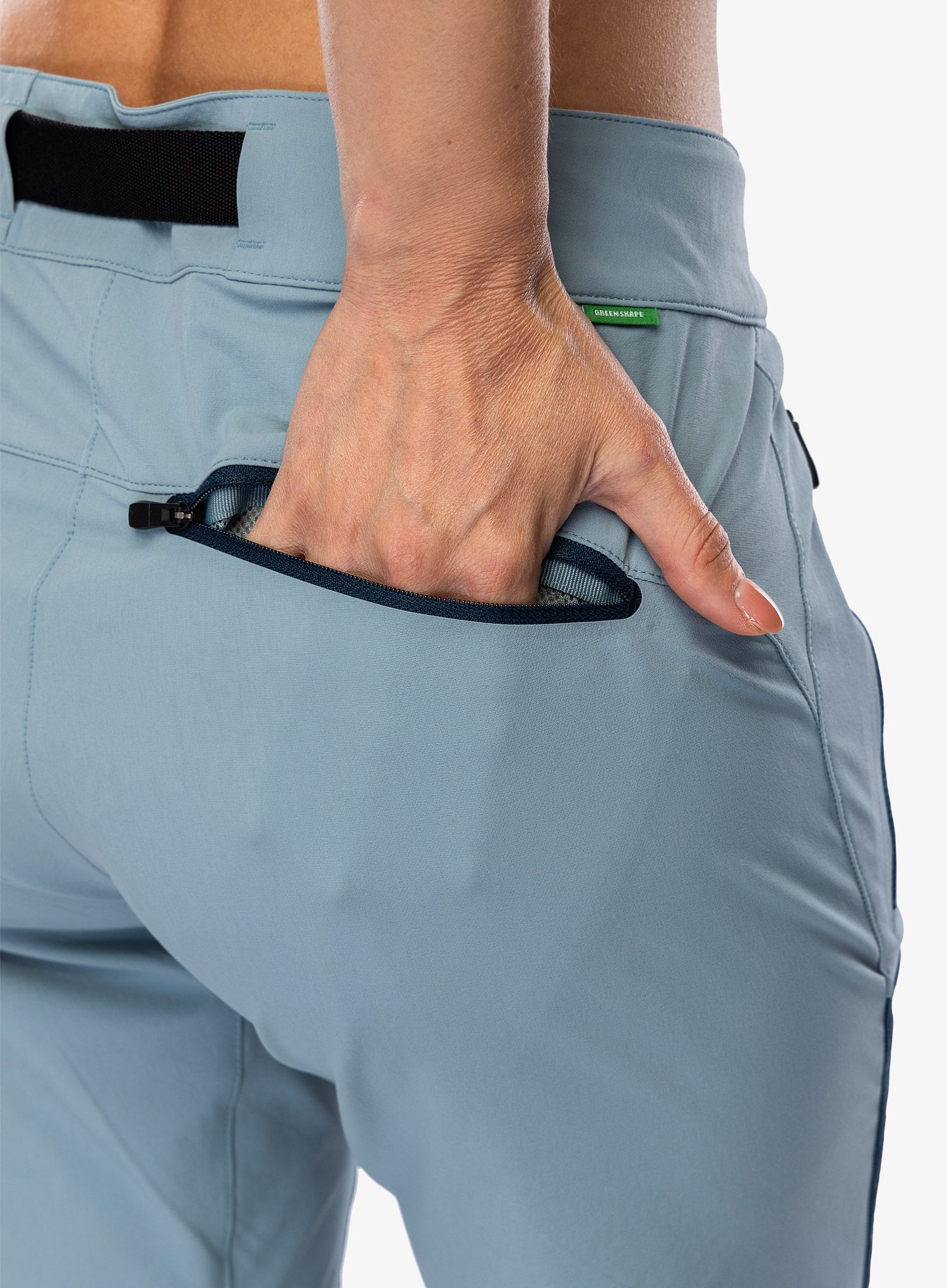 Ženske pohodniške kratke hlače Vaude Badile Shorts - nordic blue