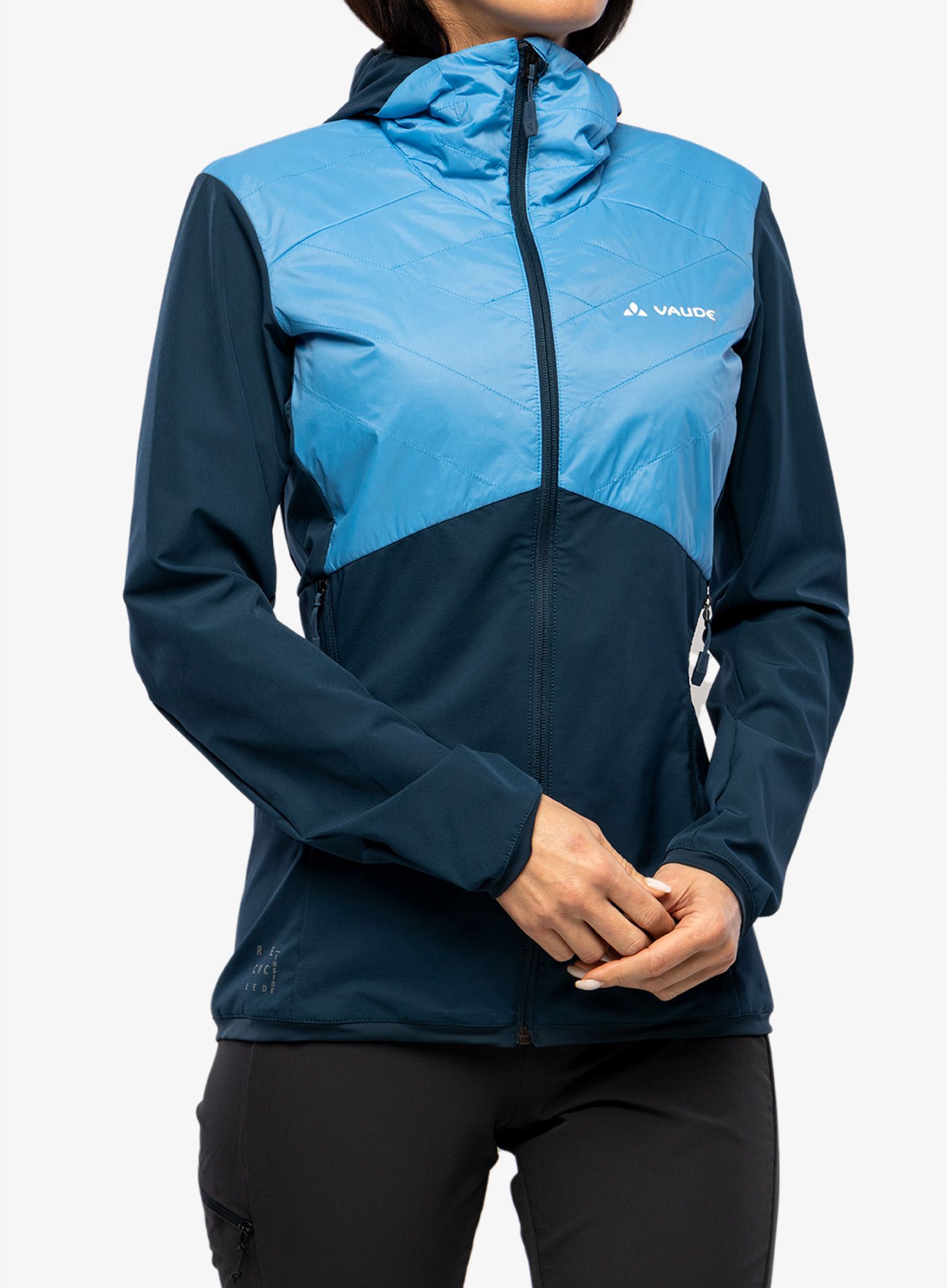 Ženska hibridna jakna Vaude Brenva Jacket - blue jay