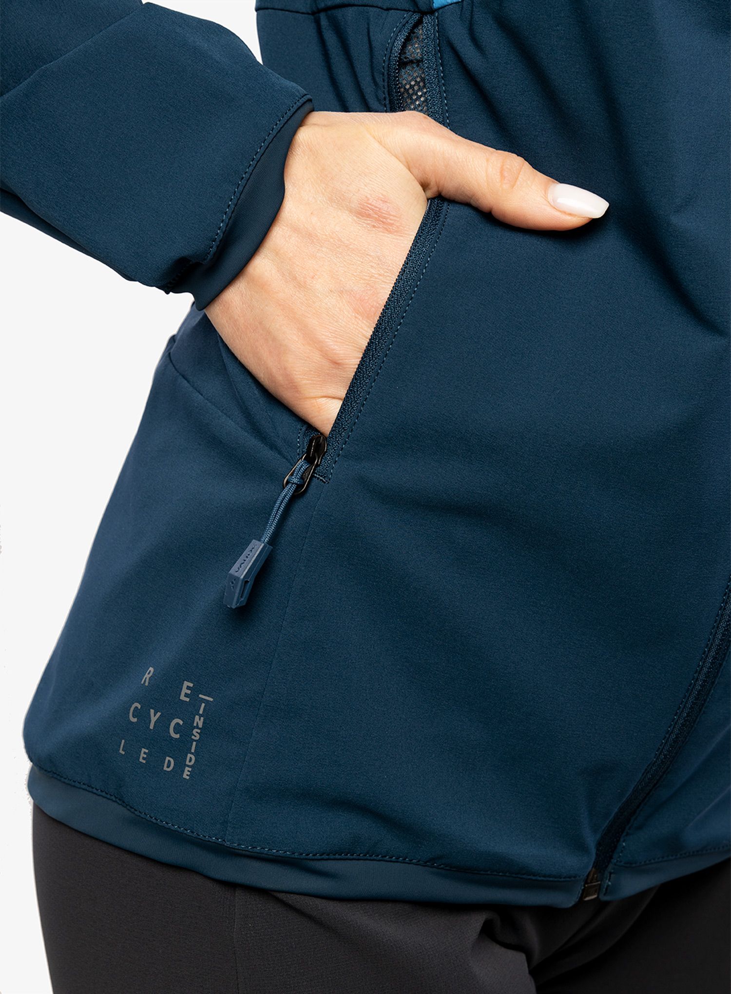 Ženska hibridna jakna Vaude Brenva Jacket - blue jay