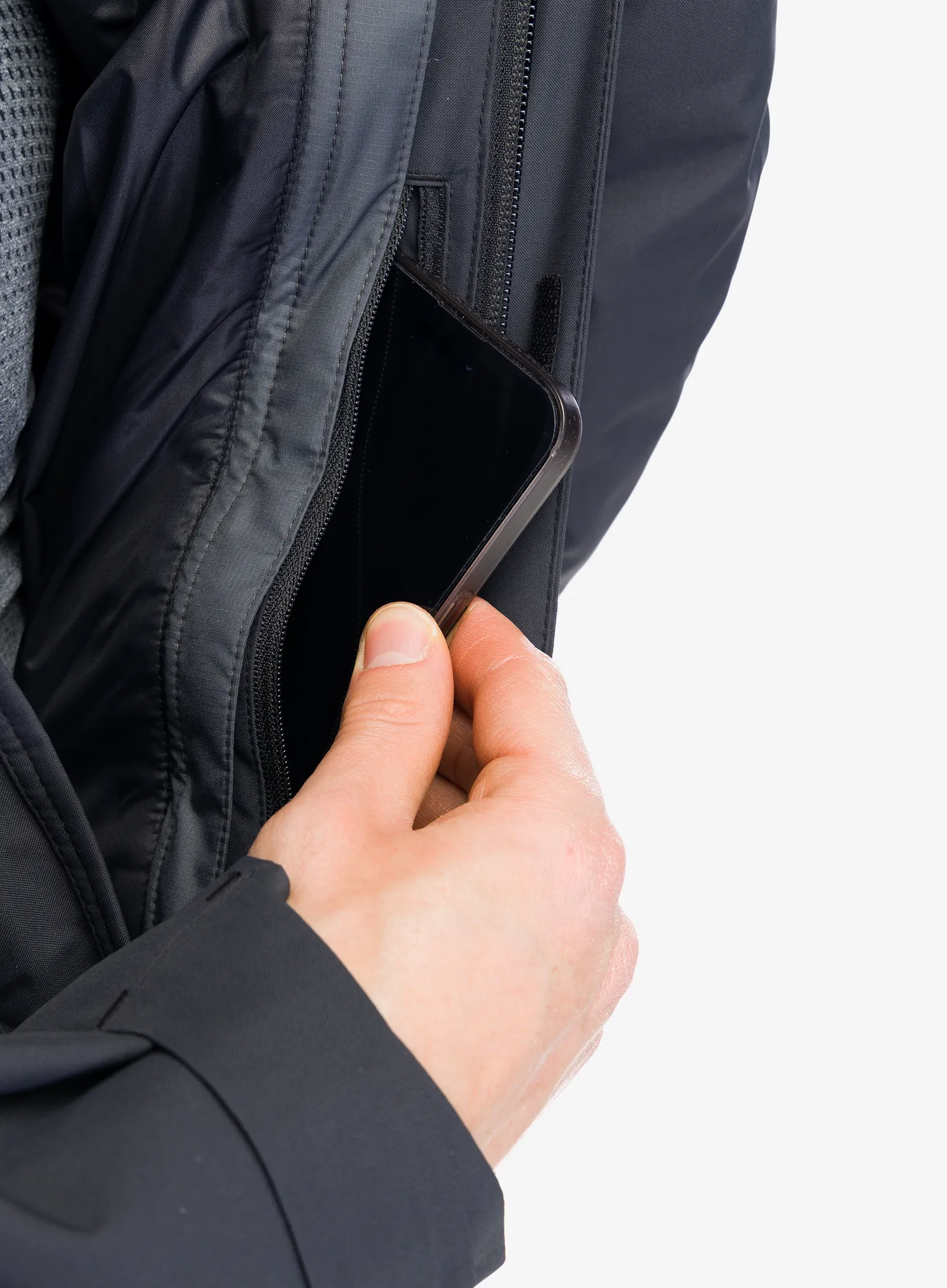 Jakna 3v1 Vaude Caserina 3in1 Jacket II - phantom black