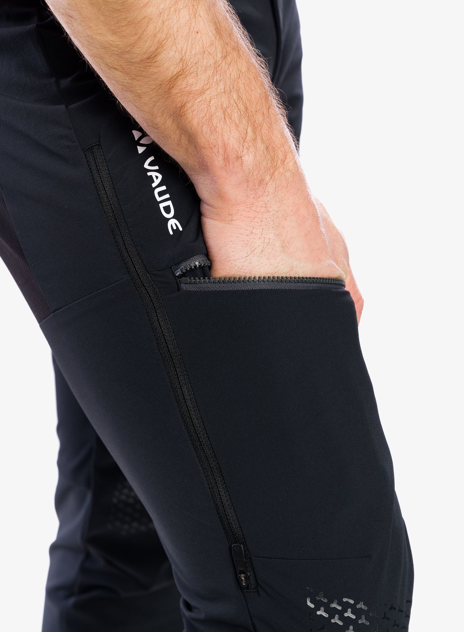 Softshell hlače Vaude Croz Pants II - black