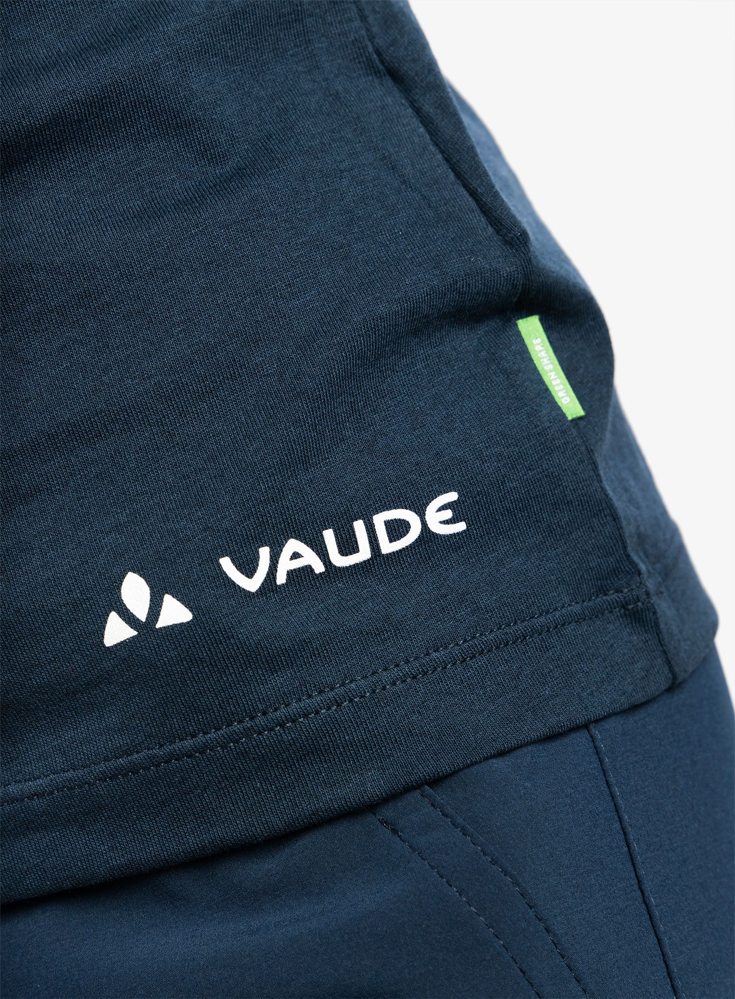Ženska bombažna majica Vaude Cyclist T-Shirt V - dark sea uni