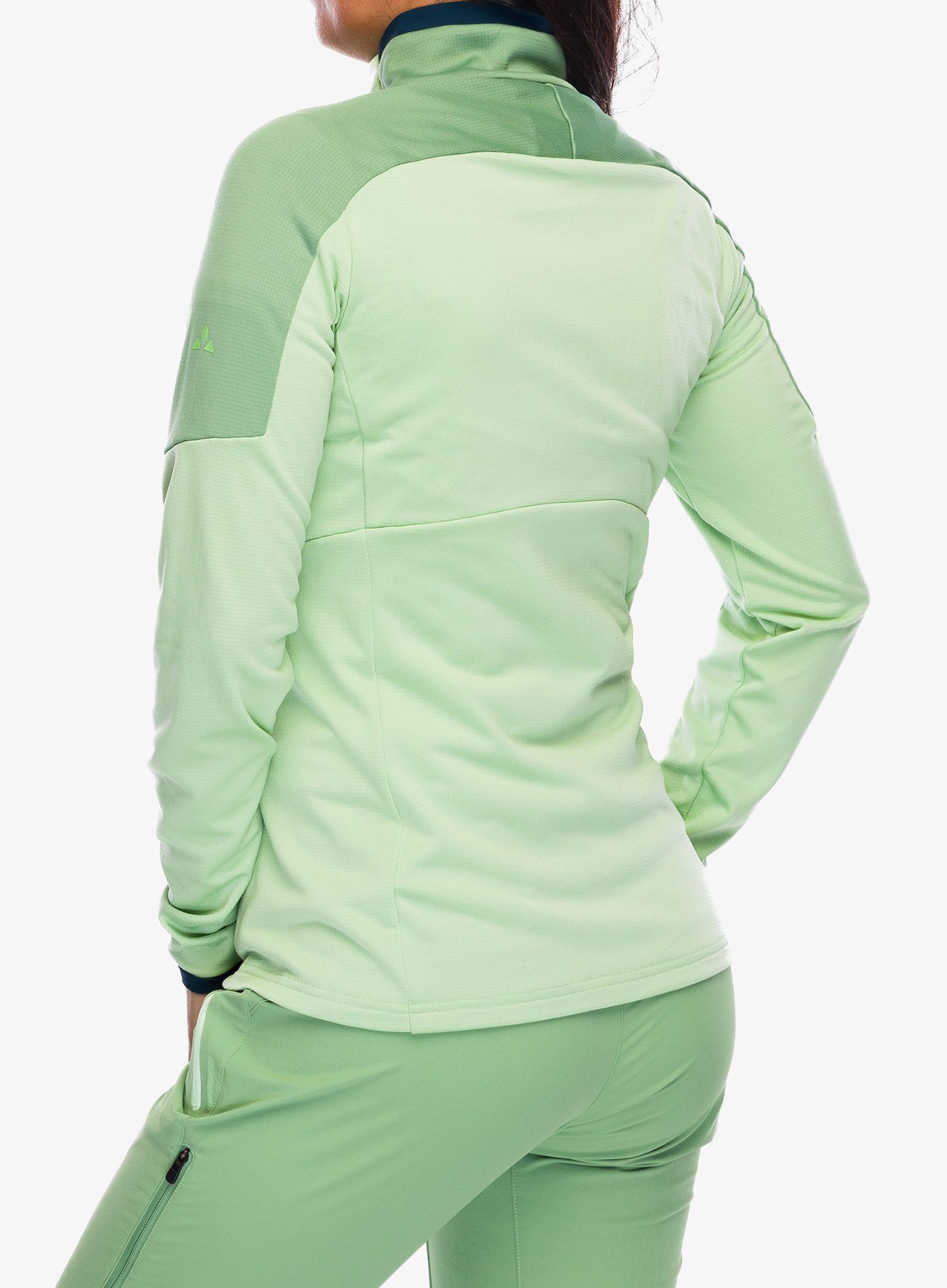 Ženski flis Vaude Elope Fleece Jacket II - aloe vera