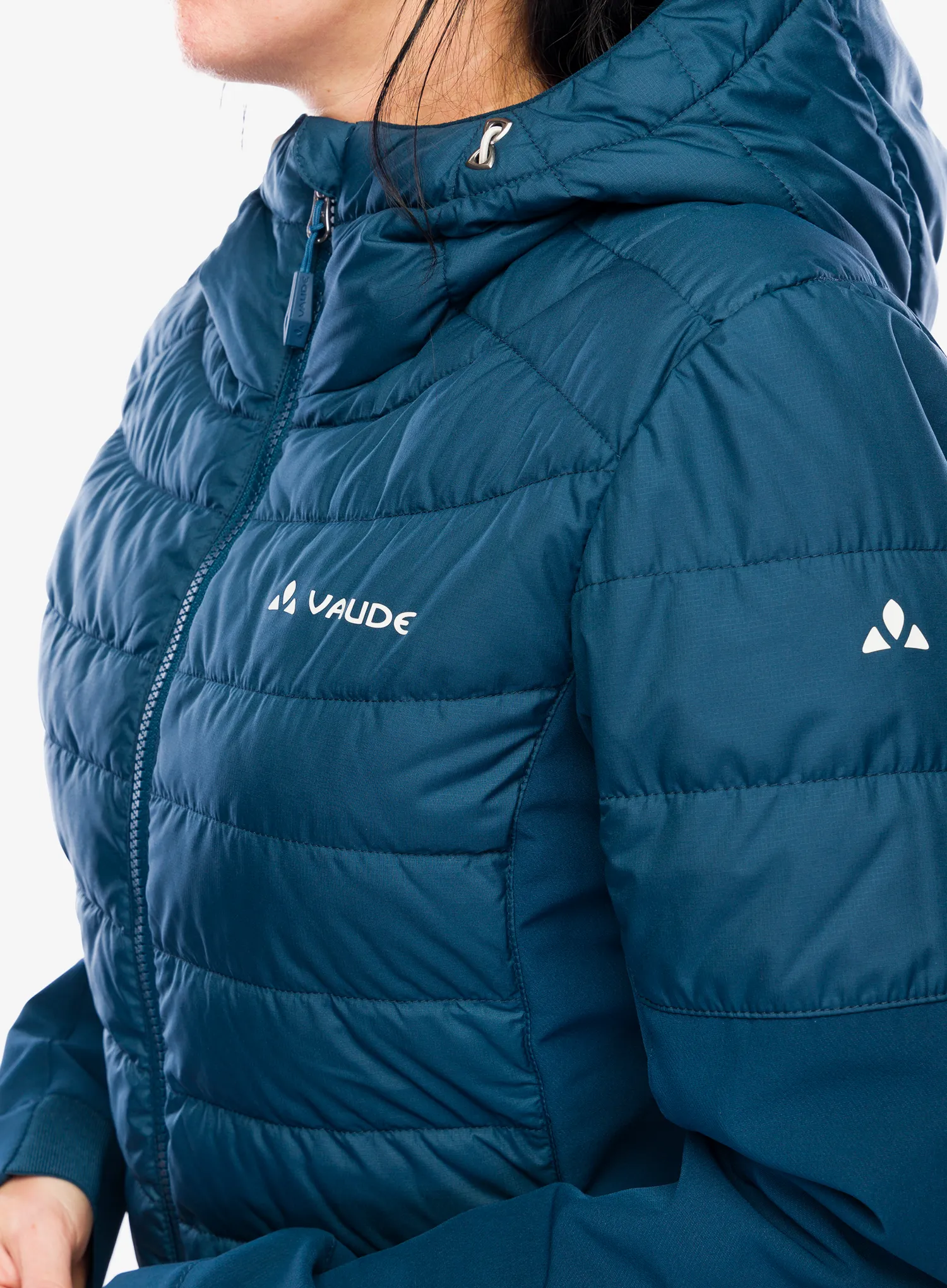 Ženska hibridna jakna Vaude Elope Hybrid Jacket - dark sea