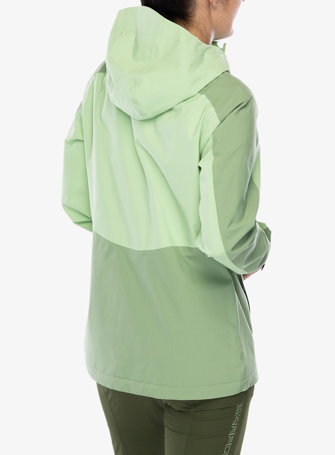 Ženska nepremočljiva jakna Vaude Elope Jacket II - aloe vera