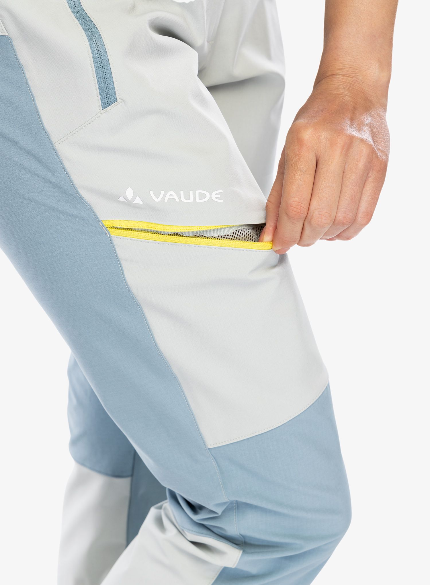Ženske pohodniške hlače Vaude Elope Pants - light grey