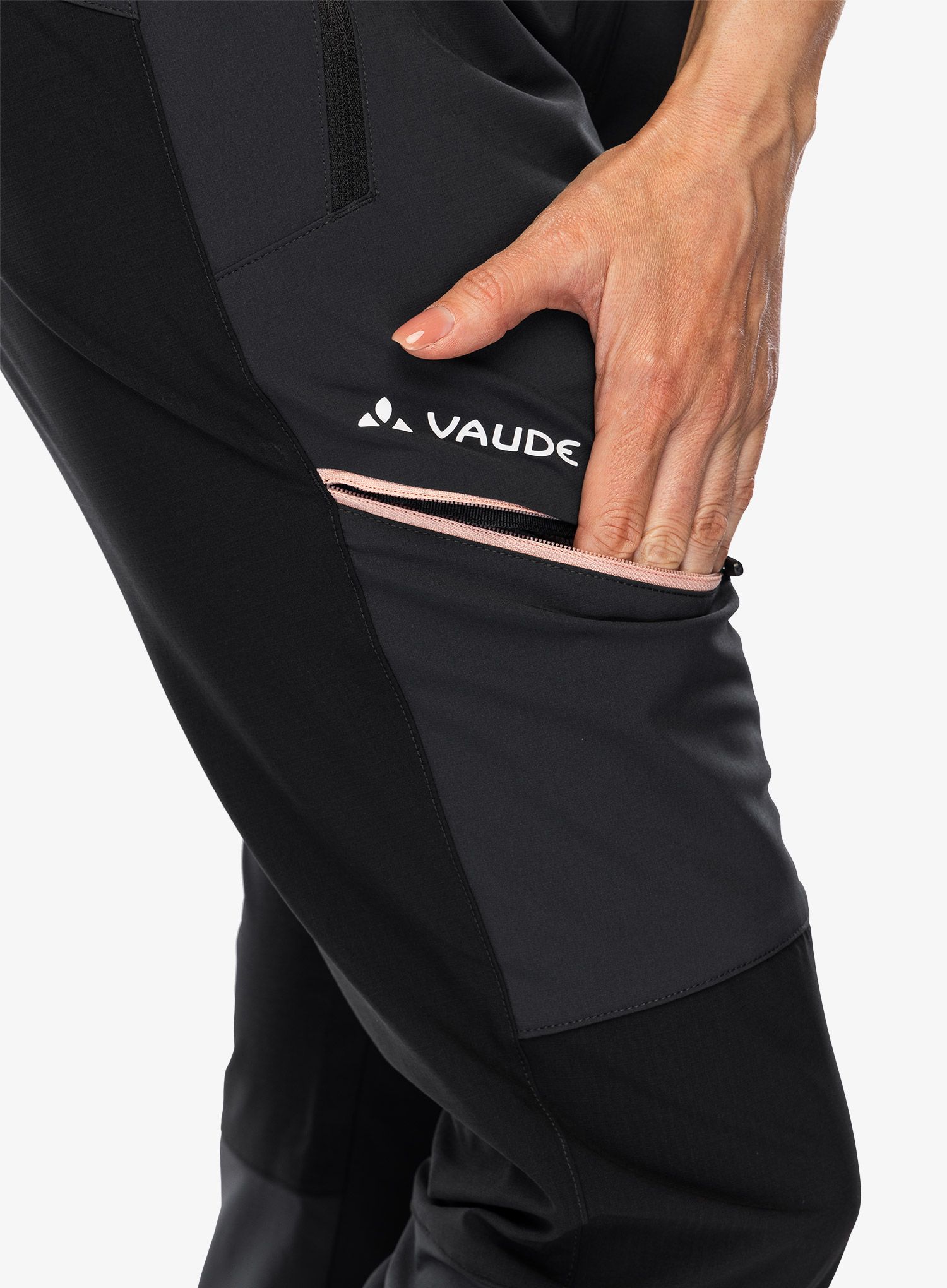 Ženske pohodniške hlače Vaude Elope Pants - phantom black