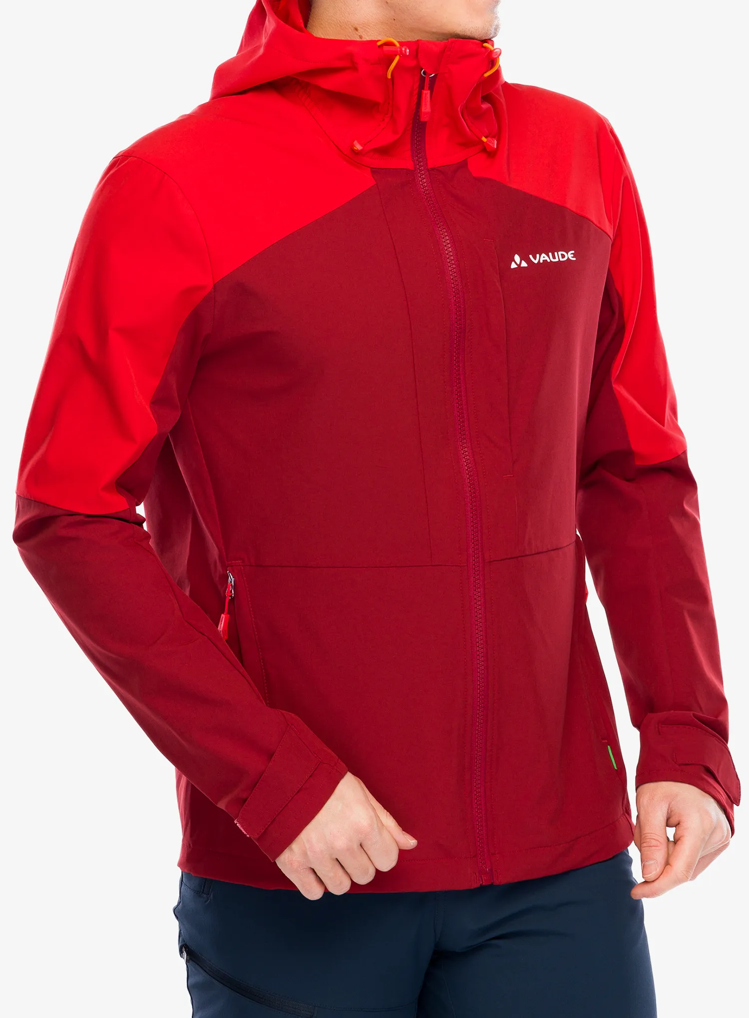 Softshell jakna Vaude Elope Wind Jacket - carmine