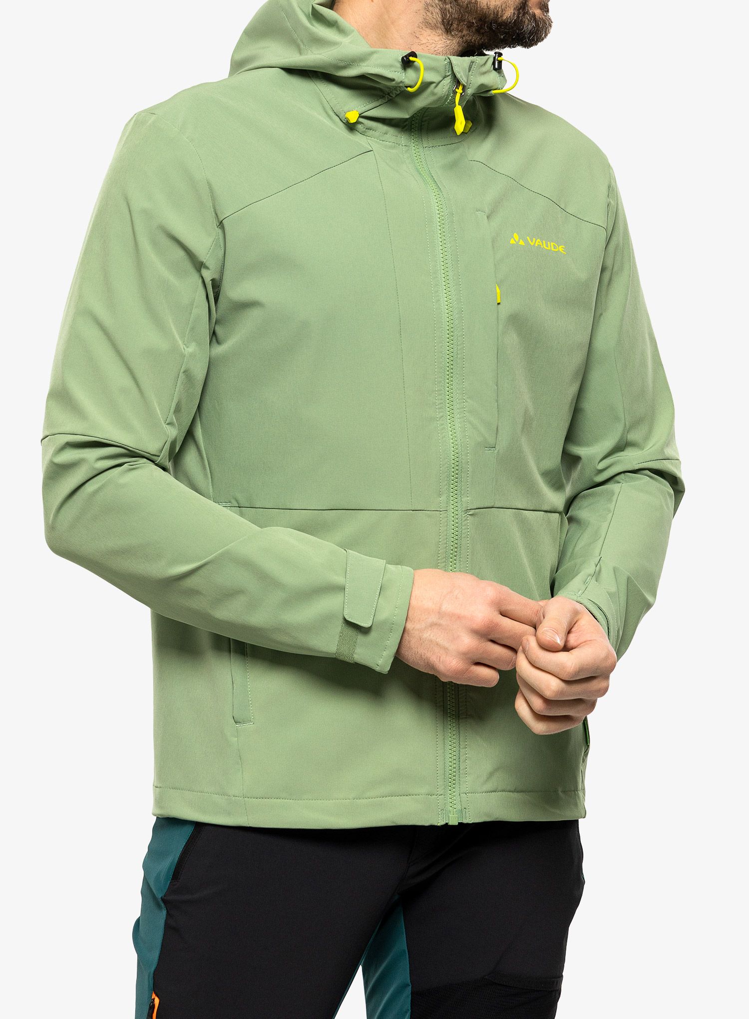 Softshell jakna Vaude Elope Wind Jacket - willow green