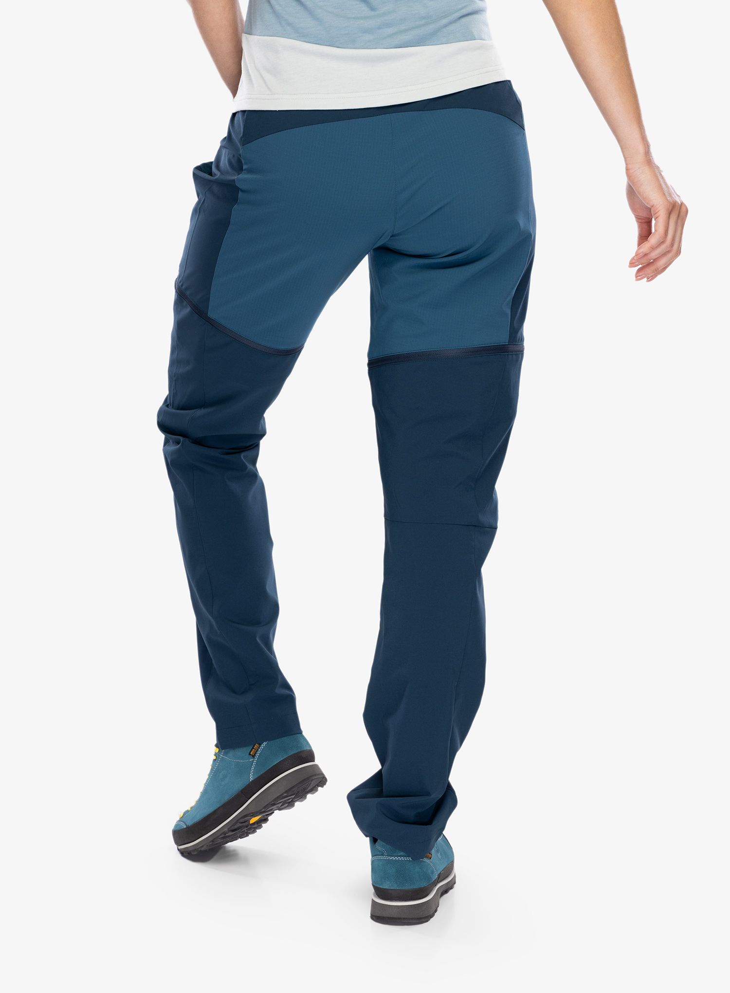 Ženske pohodniške hlače Vaude Elope ZO Pants - dark sea