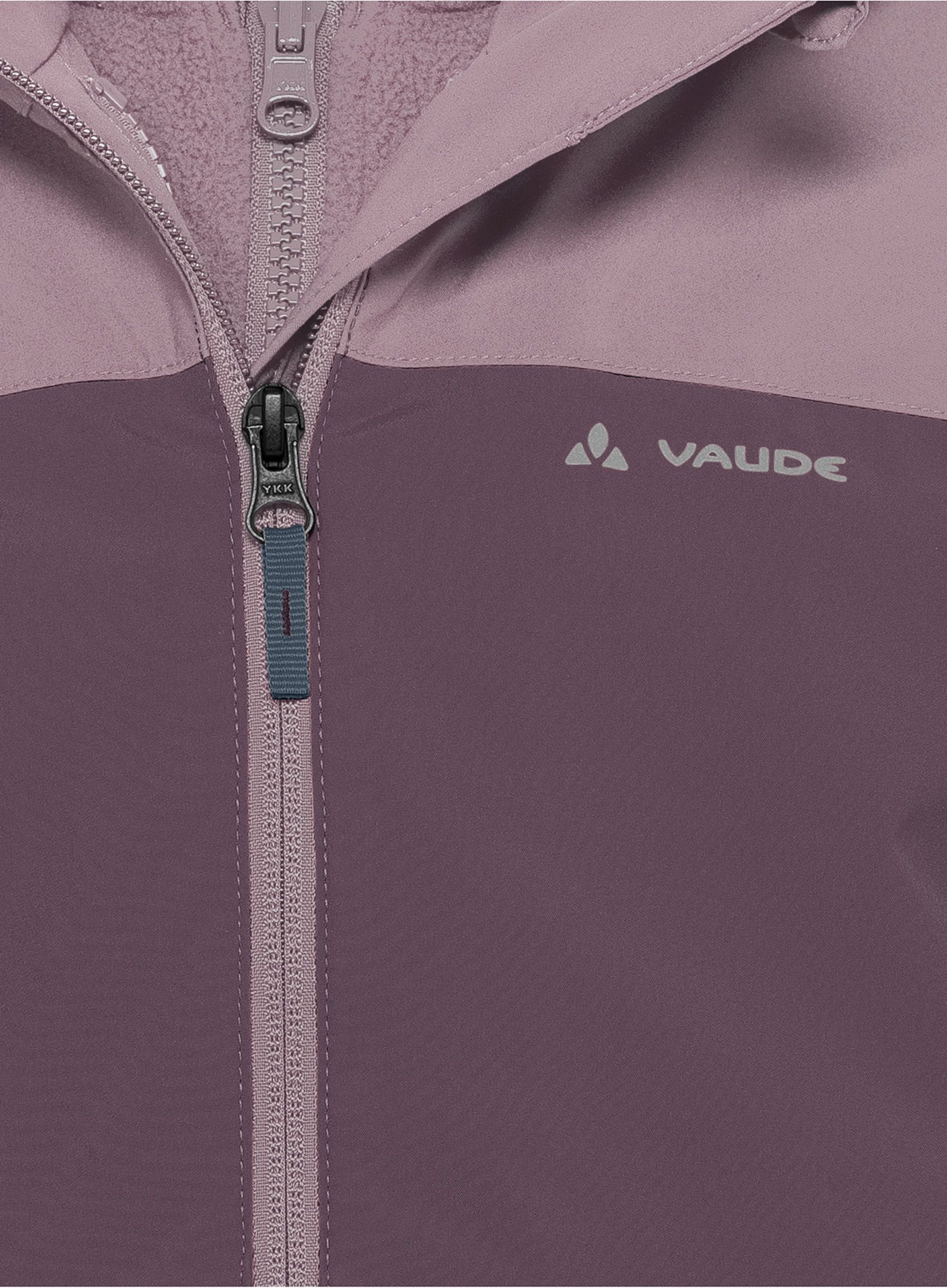Dekliška jakna Vaude Escape 3in1 Jacket - blackberry/brown
