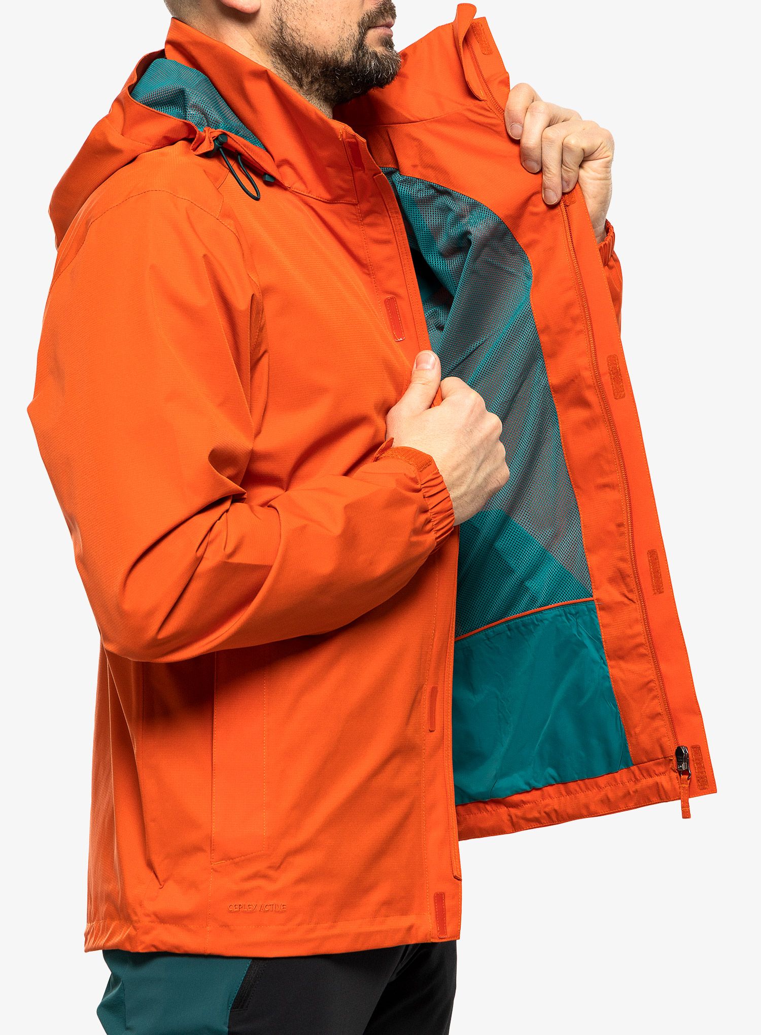 Nepremočljiva jakna Vaude Escape Light Jacket - burnt red