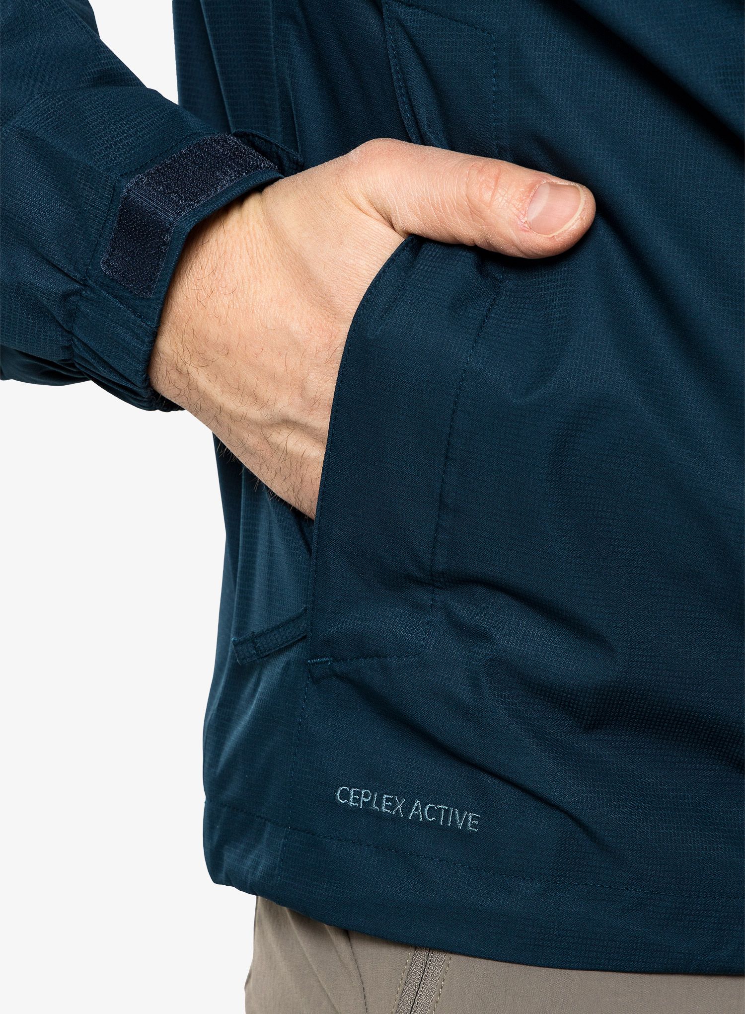 Nepremočljiva jakna Vaude Escape Light Jacket - dark sea uni