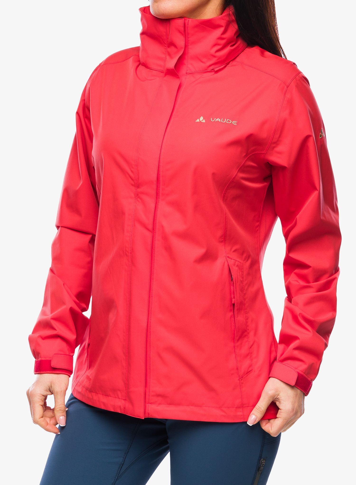 Ženska nepremočljiva jakna Vaude Escape Light Jacket - flame