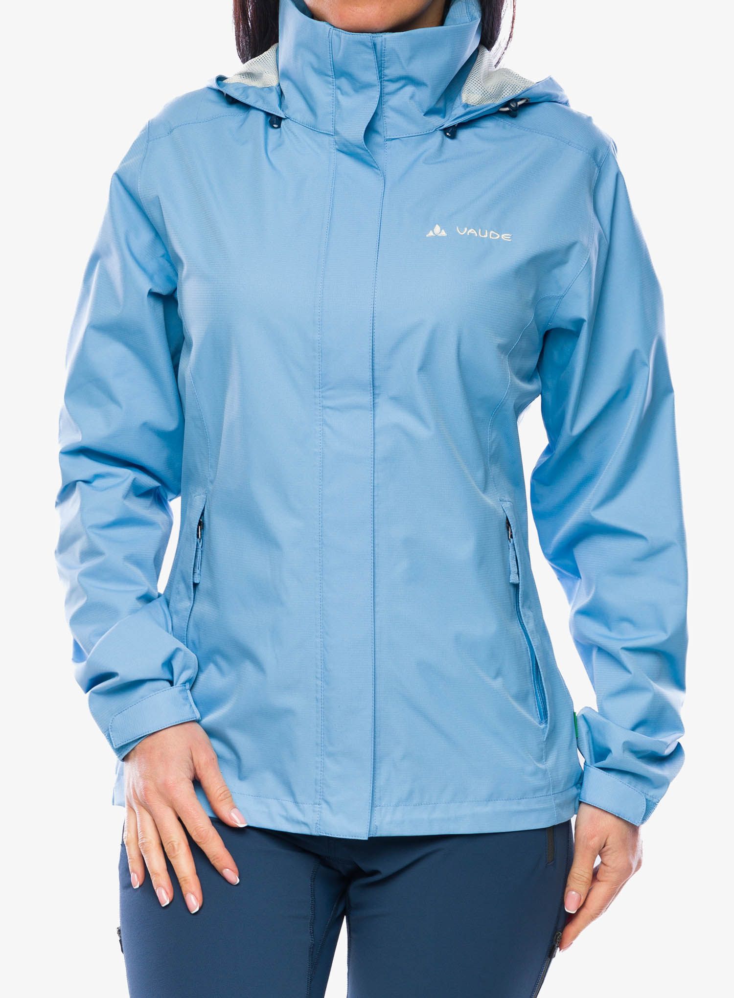 Ženska nepremočljiva jakna Vaude Escape Light Jacket - pastel blue