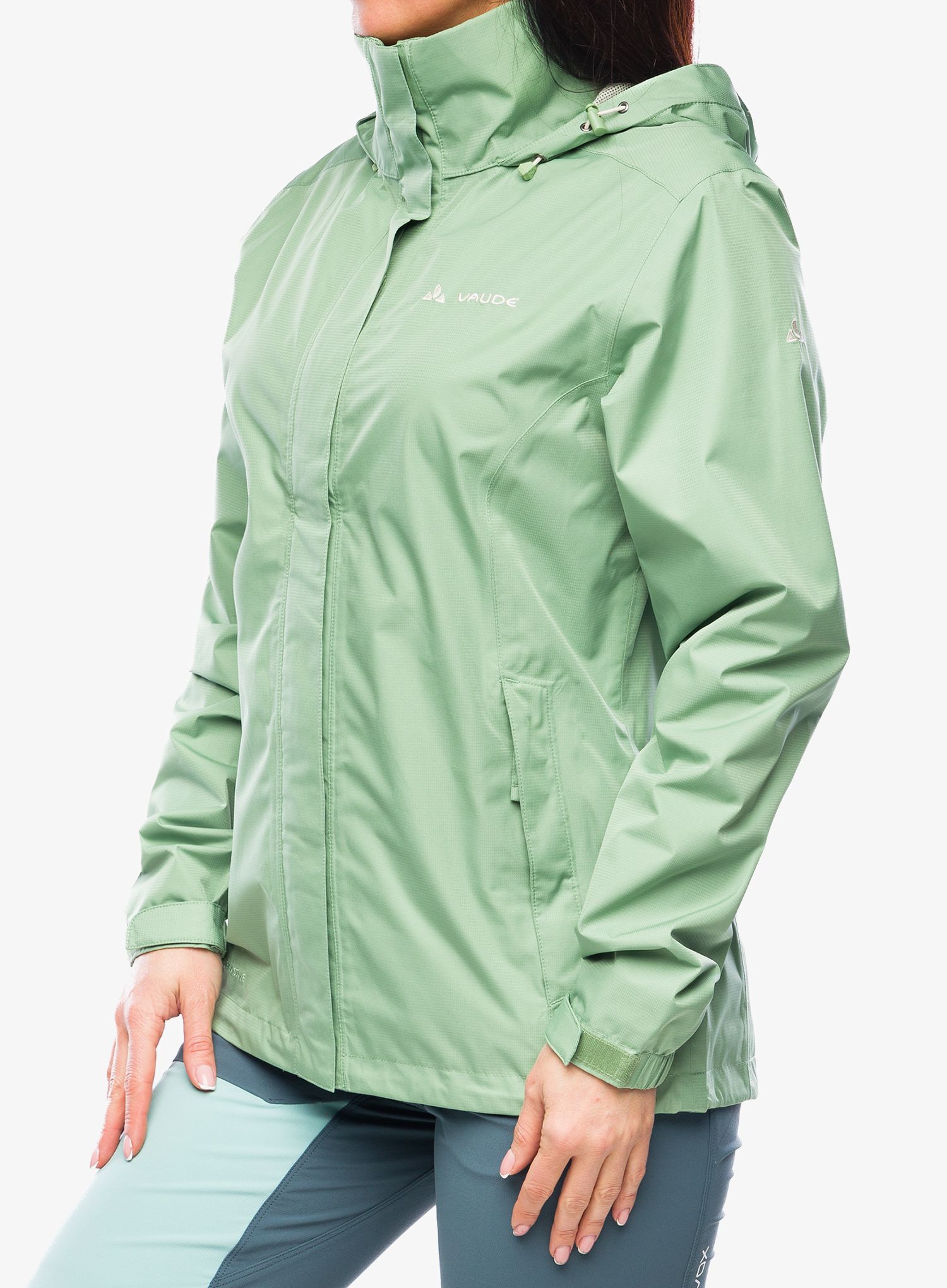 Ženska nepremočljiva jakna Vaude Escape Light Jacket - willow green