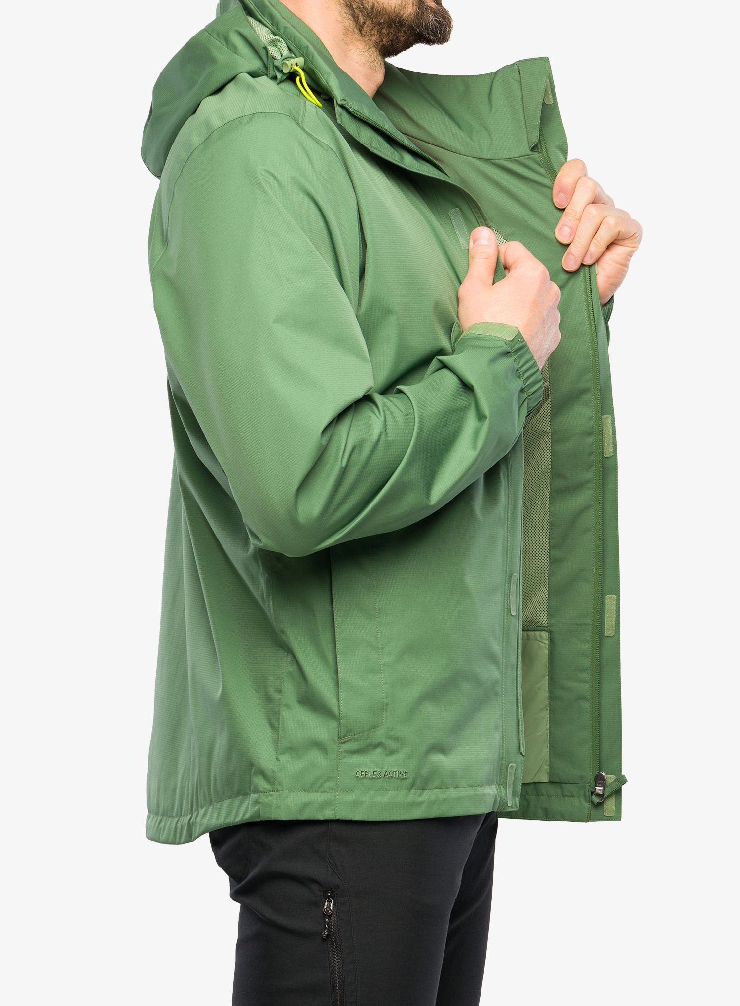 Nepremočljiva jakna Vaude Escape Light Jacket - woodland