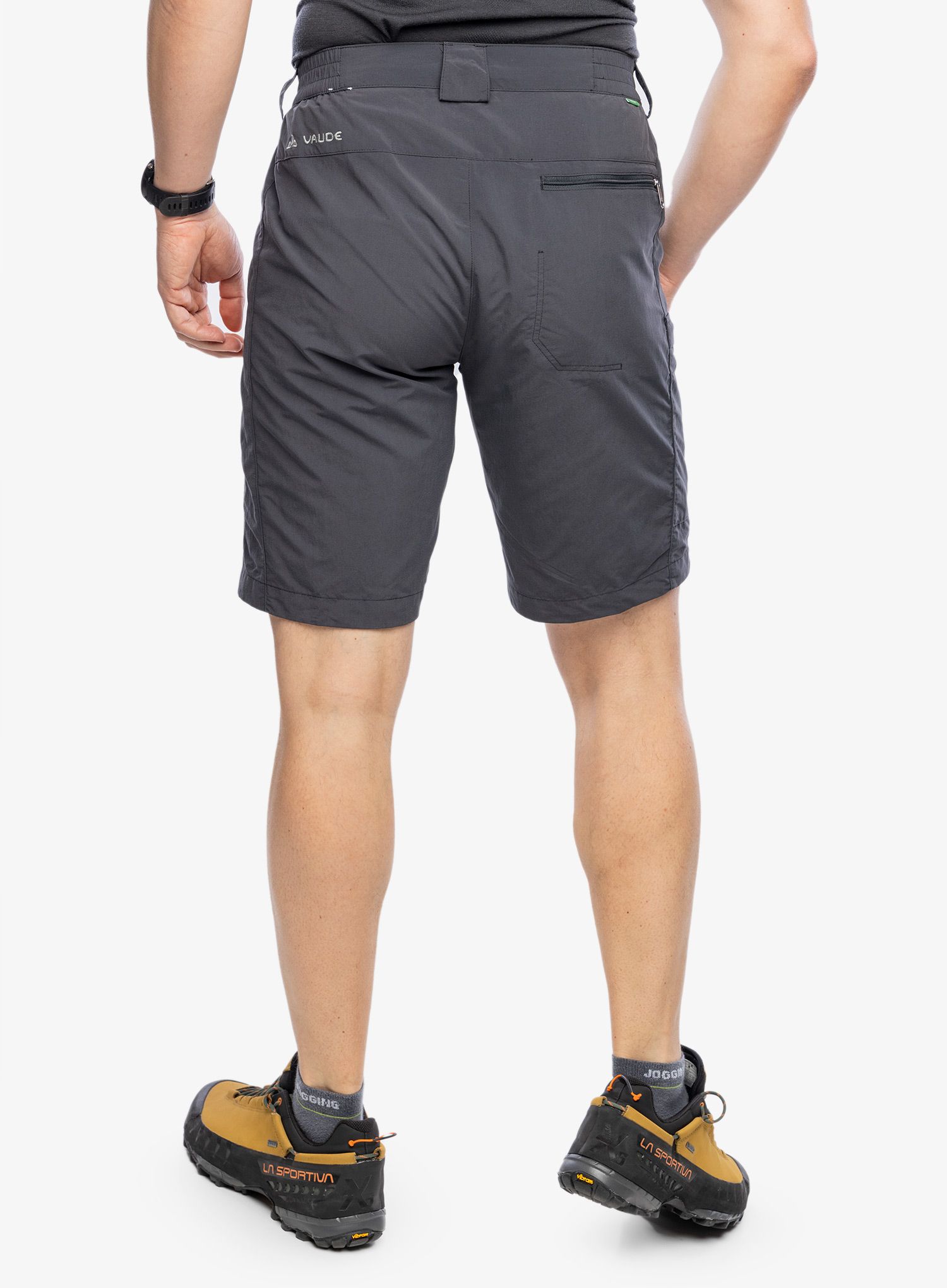 Pohodniške kratke hlače Vaude Farley Bermuda V - black uni
