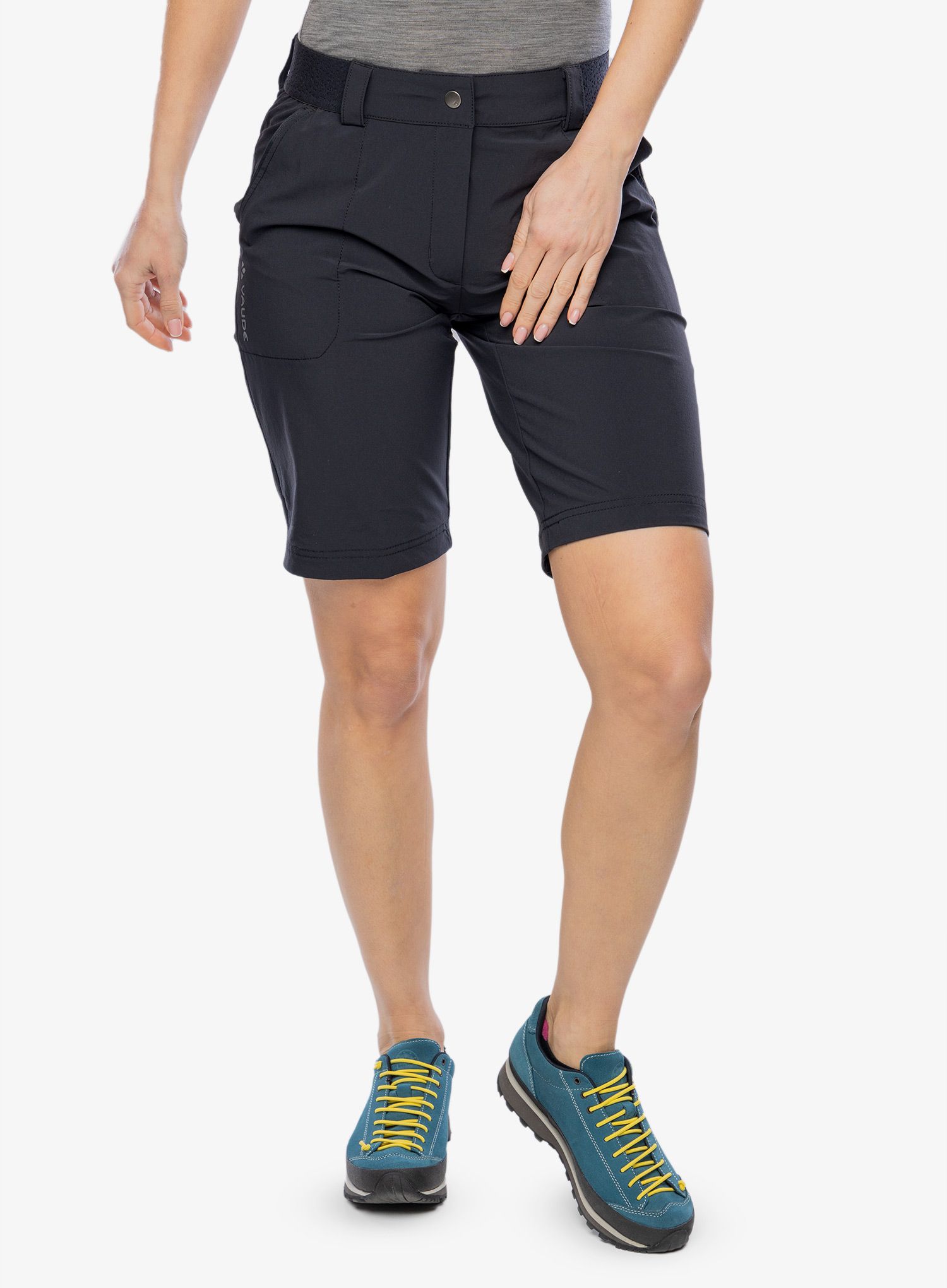 Ženske pohodniške kratke hlače Vaude Farley Stretch Shorts II - black