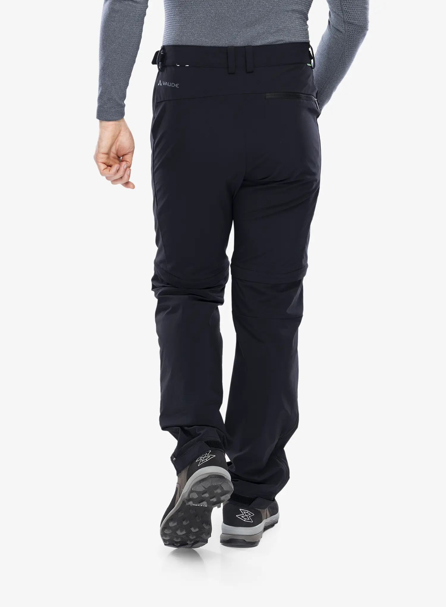 Hlače z odstranljivimi hlačnicami Vaude Farley Stretch T-Zip Pants III - black