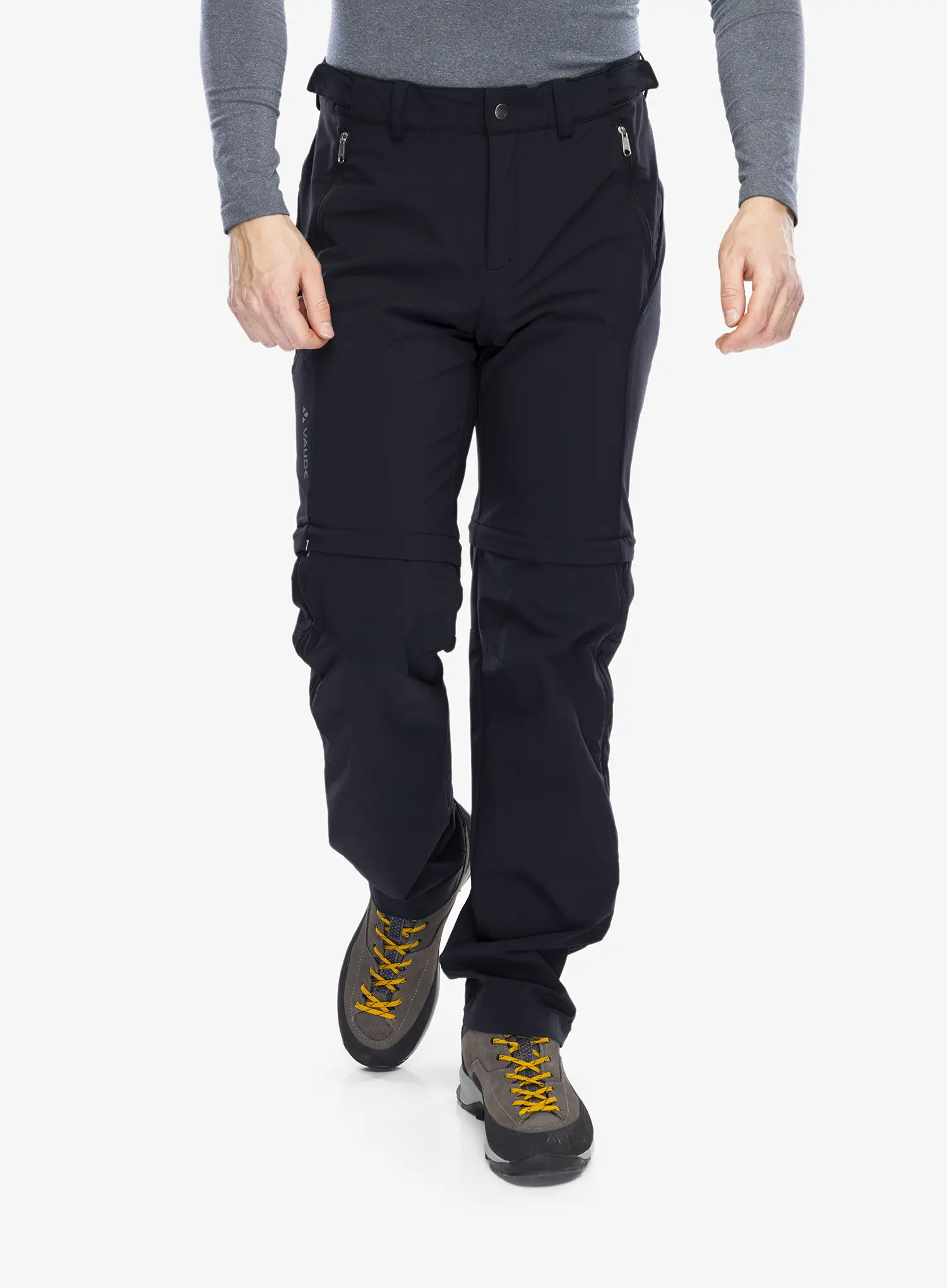 Hlače z odstranljivimi hlačnicami Vaude Farley Stretch T-Zip Pants III - black