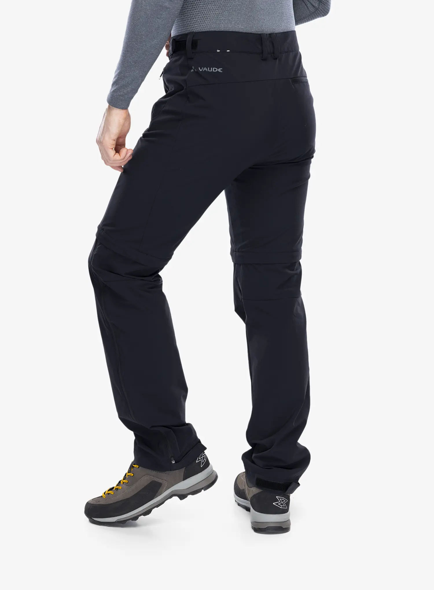 Hlače z odstranljivimi hlačnicami Vaude Farley Stretch T-Zip Pants III - black