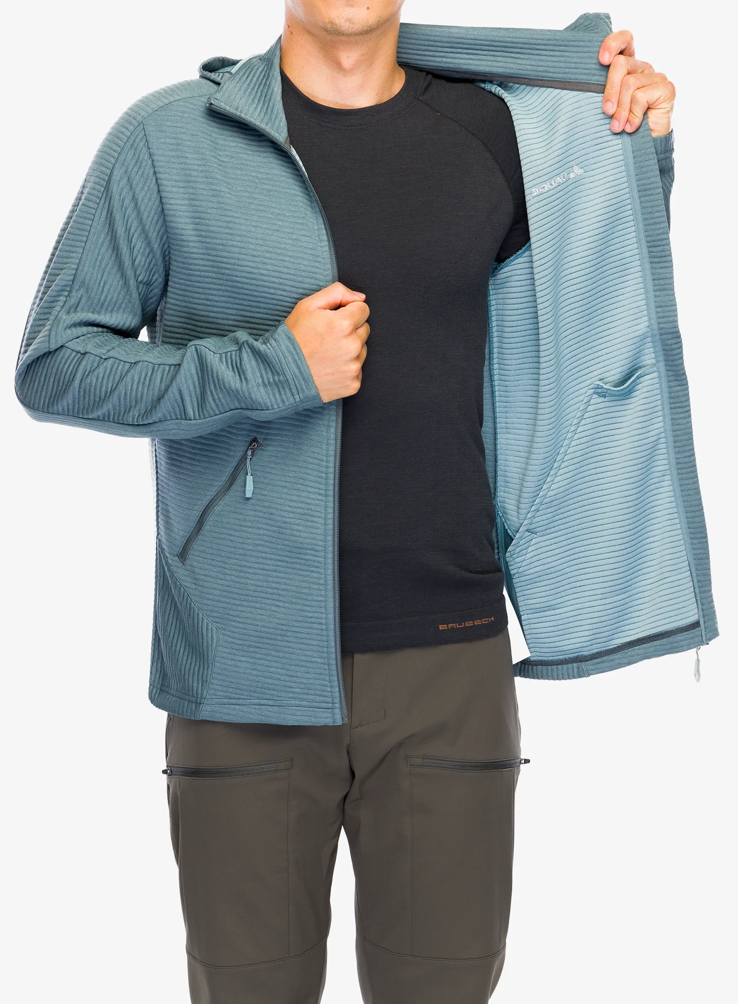 Flis Vaude Hemsby Jacket II - heron