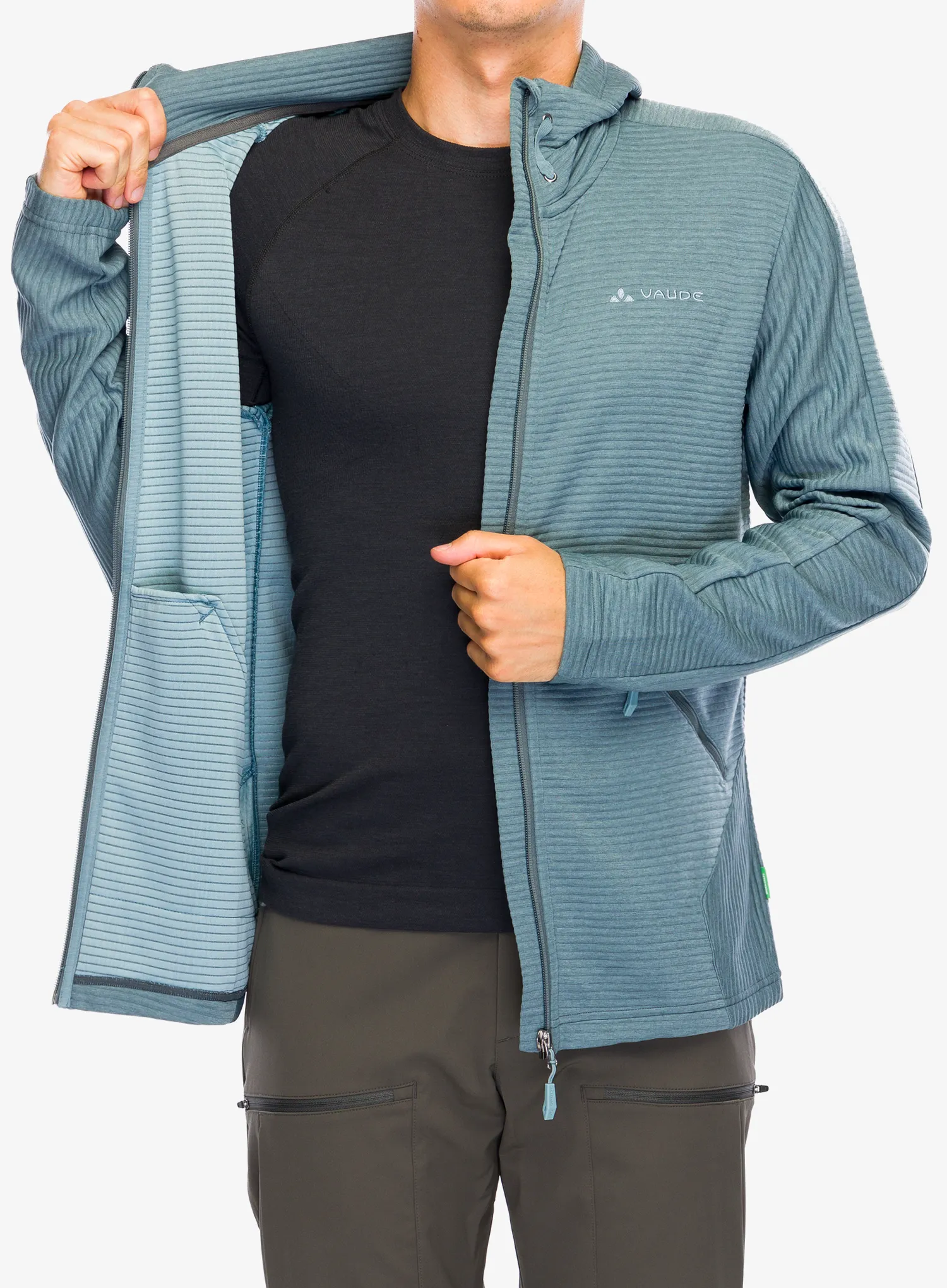 Flis Vaude Hemsby Jacket II - heron