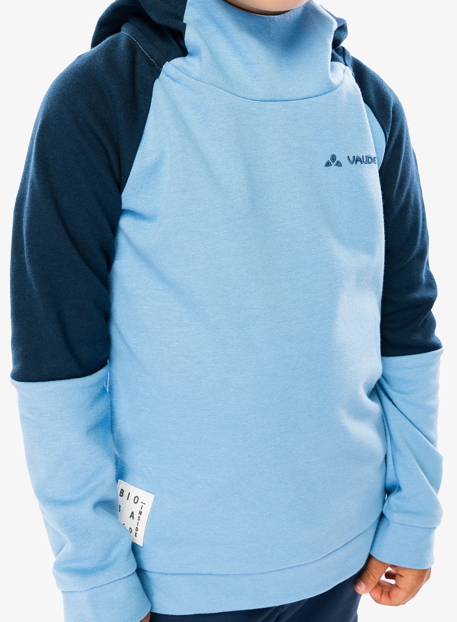 Otroška jopica Vaude Hylax Hooded Pullover - pastel blue