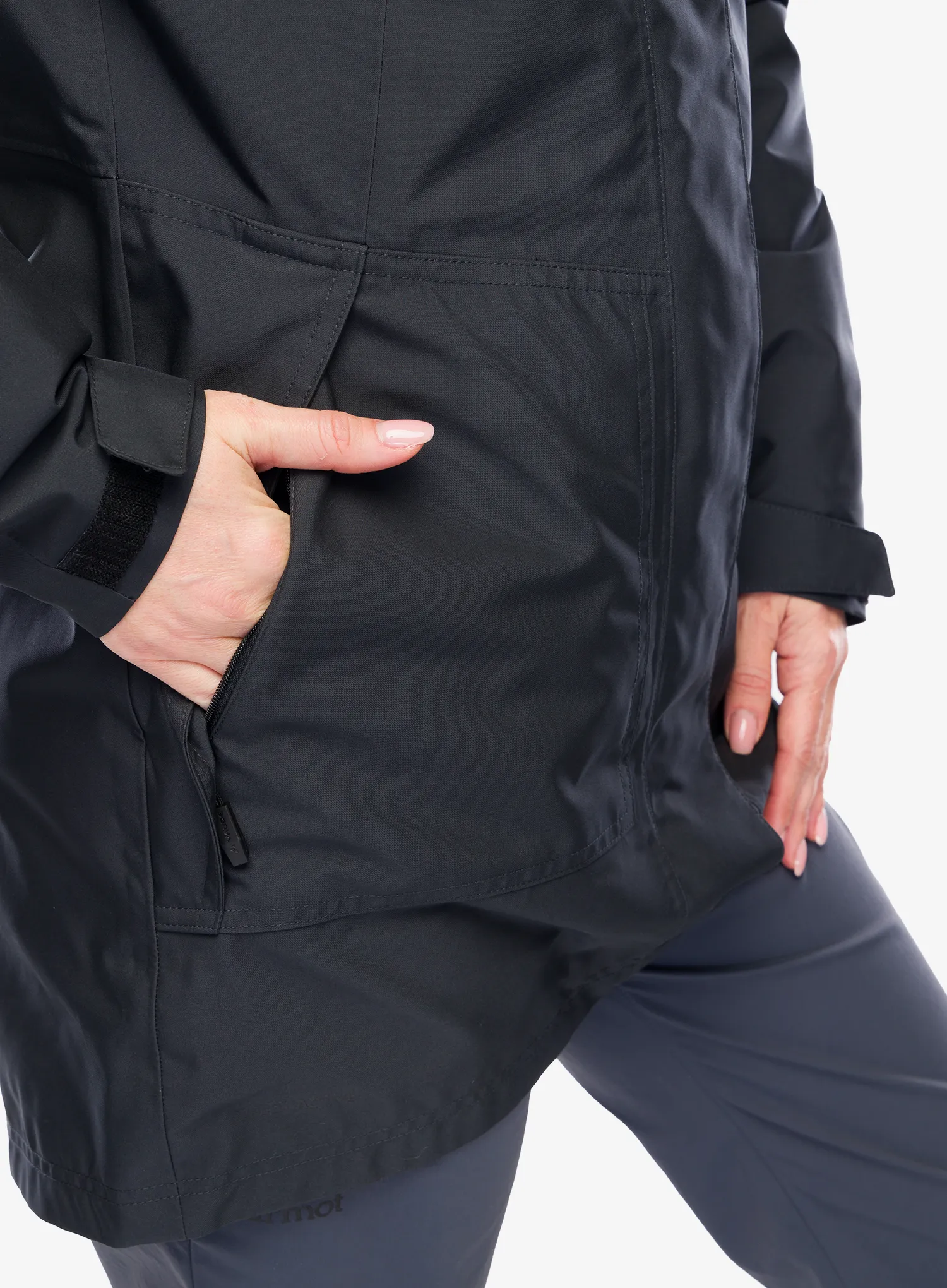 Ženska jakna Vaude Idris 3in1 Parka III - phantom black