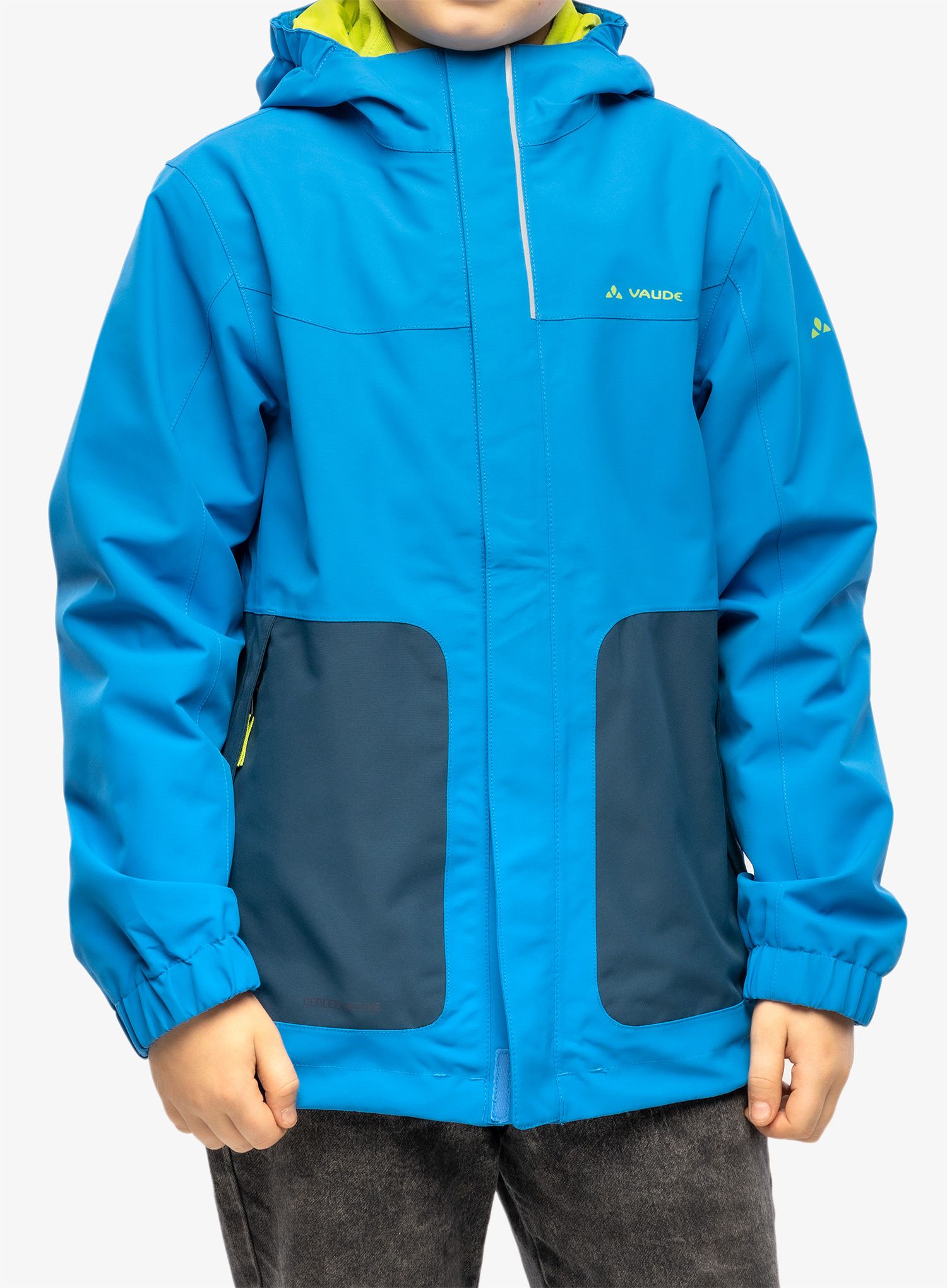 Otroška jakna Vaude Kids Campfire 3in1 Jacket IV - radiate/green