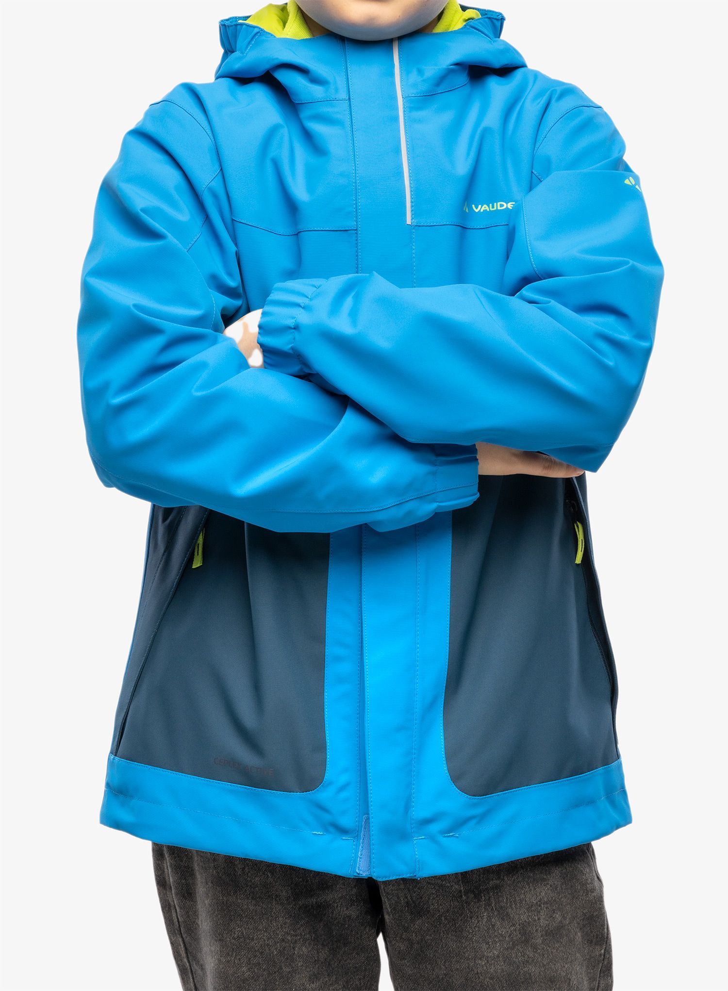 Otroška jakna Vaude Kids Campfire 3in1 Jacket IV - radiate/green