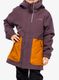 Dekliška jakna Vaude Kids Campfire 3in1 Jacket - blackberry/brown