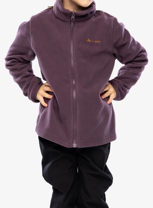 Dekliška jakna Vaude Kids Campfire 3in1 Jacket - blackberry/brown