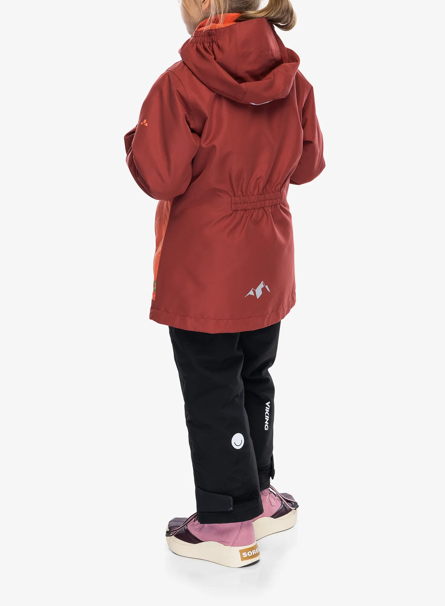 Dekliška jakna Vaude Kids Campfire 3in1 Jacket - redeva