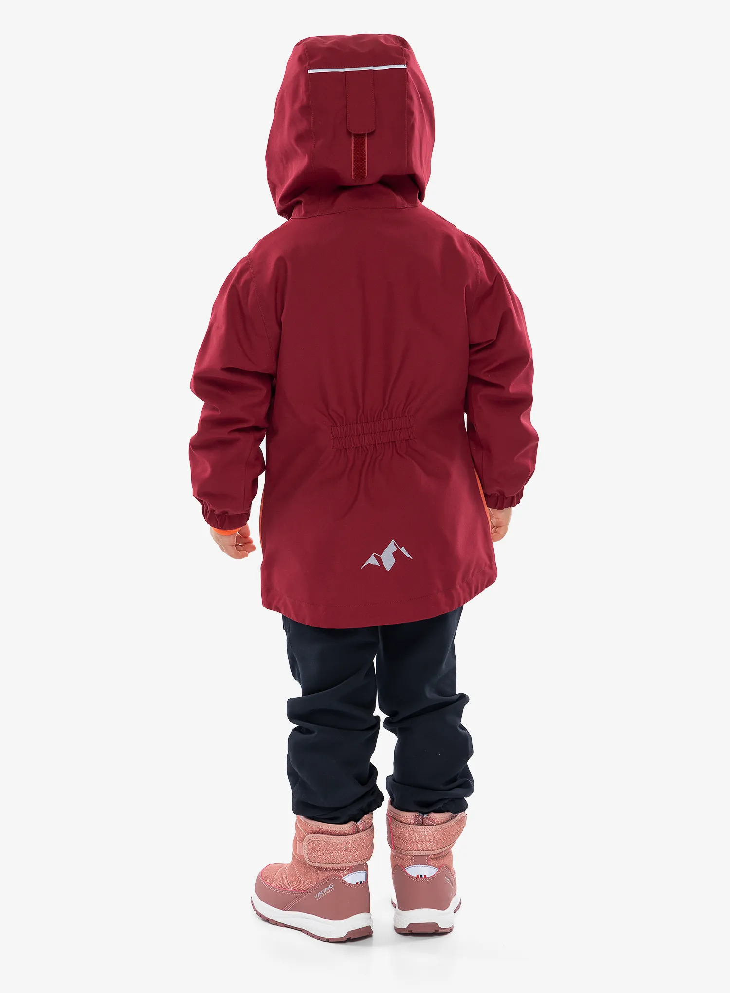 Dekliška jakna Vaude Kids Campfire 3in1 Jacket - salsa/orange