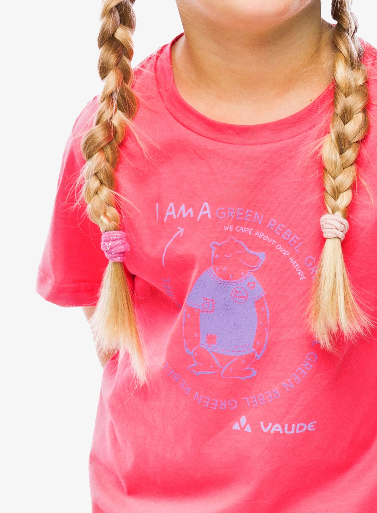 Dekliška majica Vaude Kids Lezza T-Shirt - pink/lilac