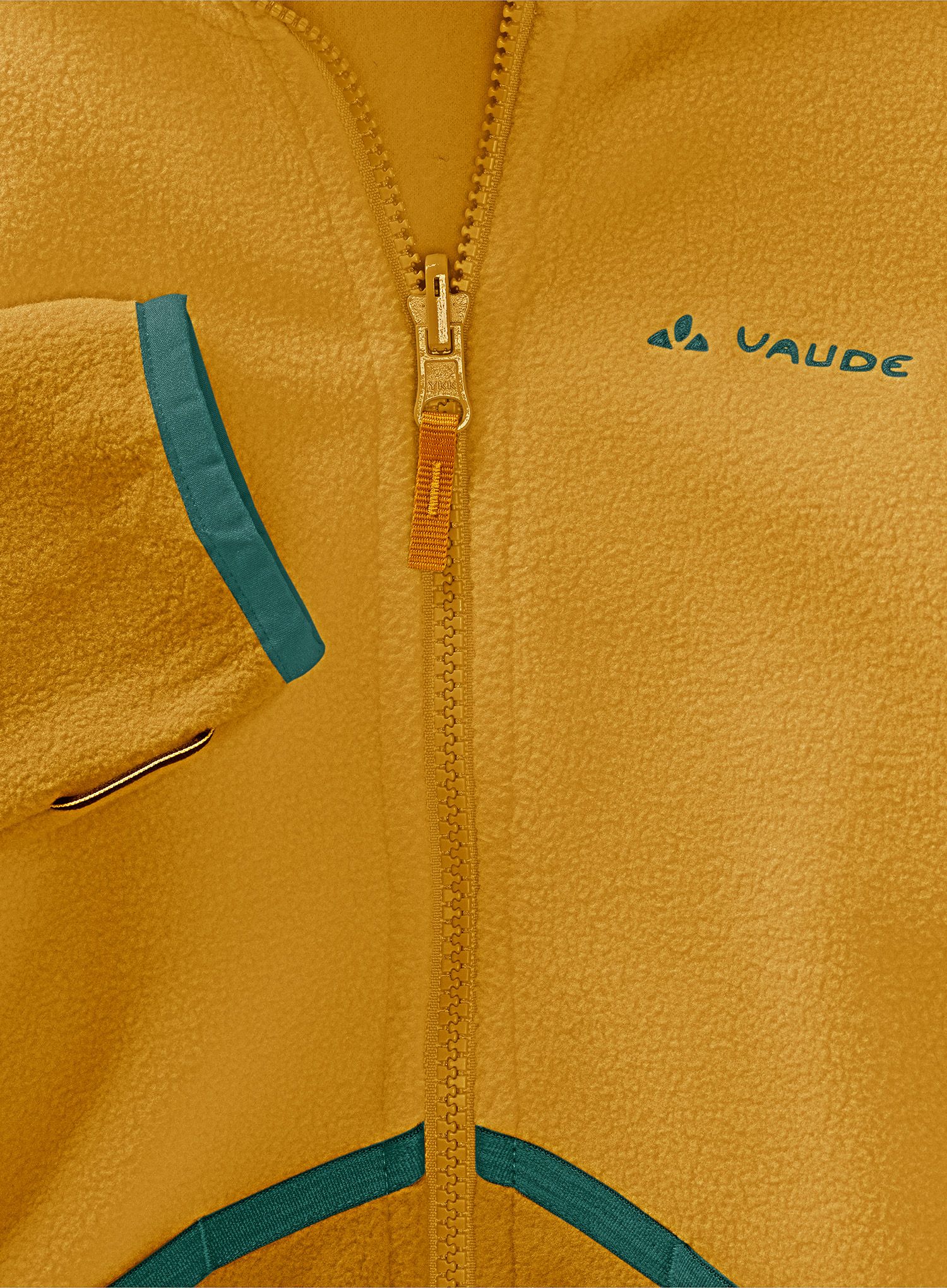 Otroška jopica Vaude Kids Pulex Hooded Jacket - burnt yellow