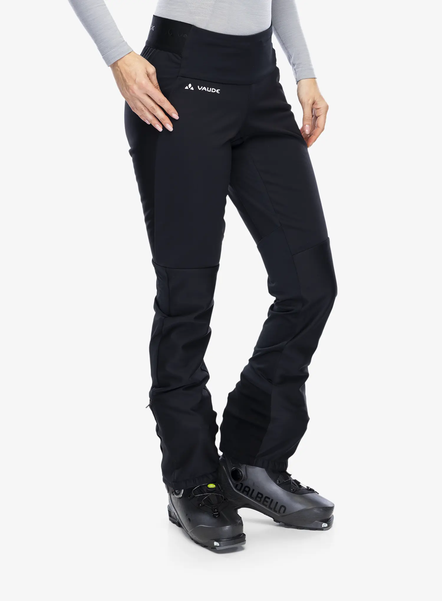 Ženske softshell hlače Vaude Larice Core Pants - black