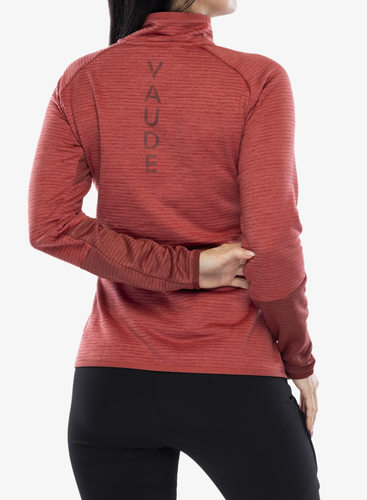 Ženski flis Vaude Larice HZ Fleece Jacket - brick