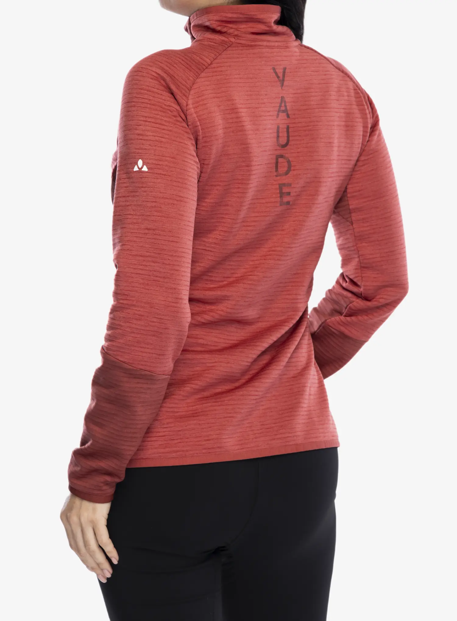 Ženski flis Vaude Larice HZ Fleece Jacket - brick
